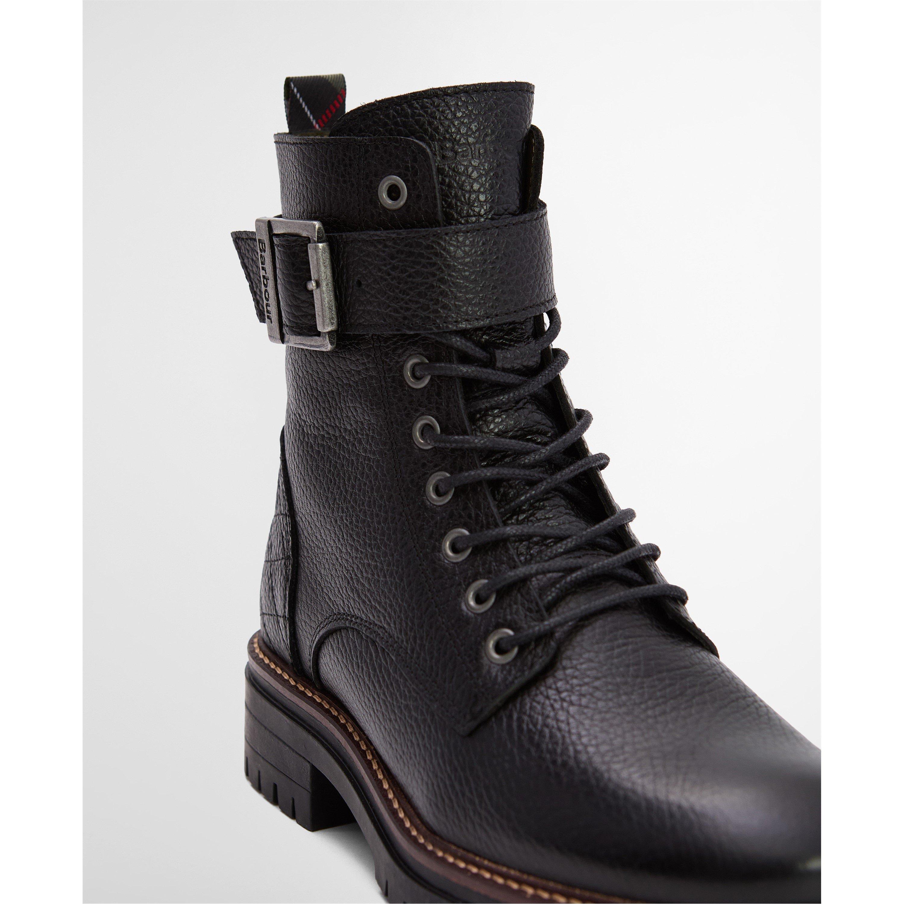 Black - Barbour - Heidi Commando Boots - 5