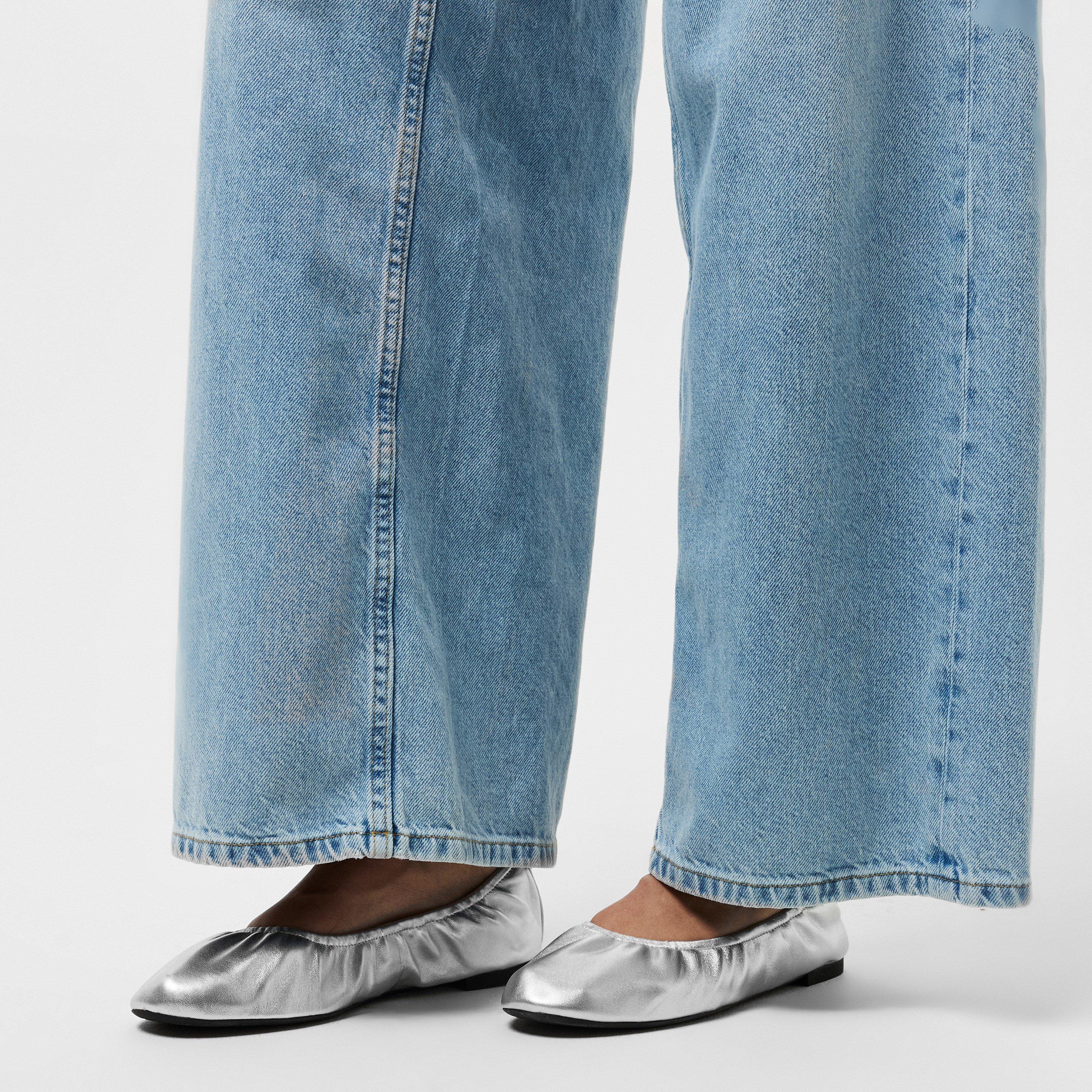 Silver - Tory Burch - Eddie Ballet Pumps - 2