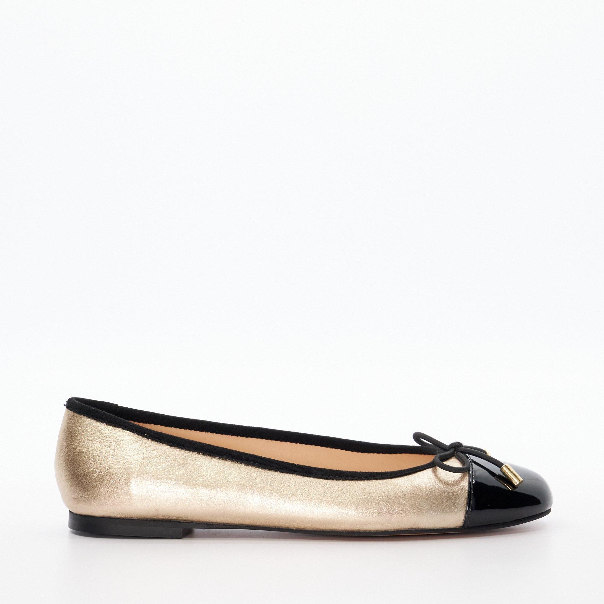 Gold - Dune London - Highest Ballet Pumps - 2