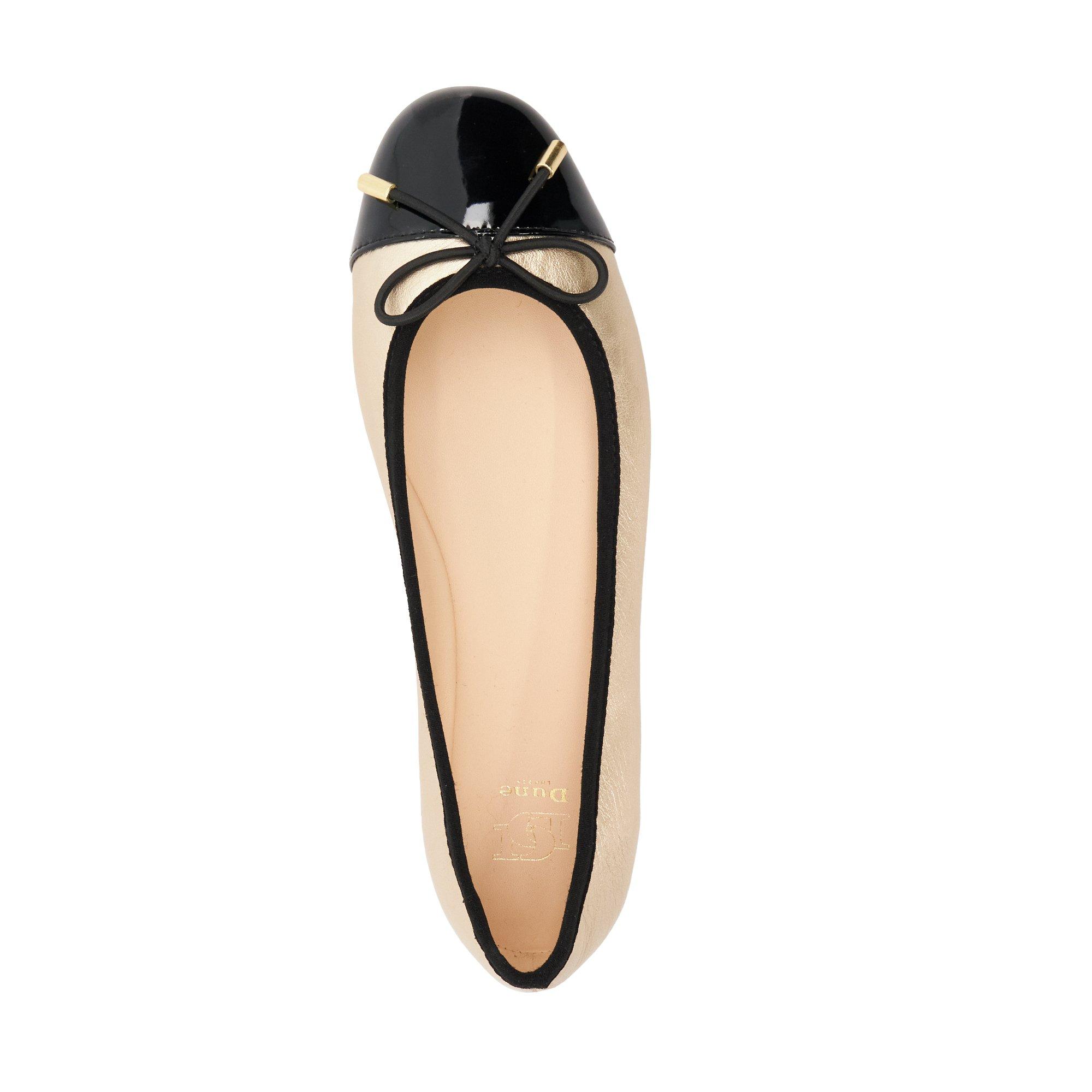 Gold - Dune London - Highest Ballet Pumps - 4