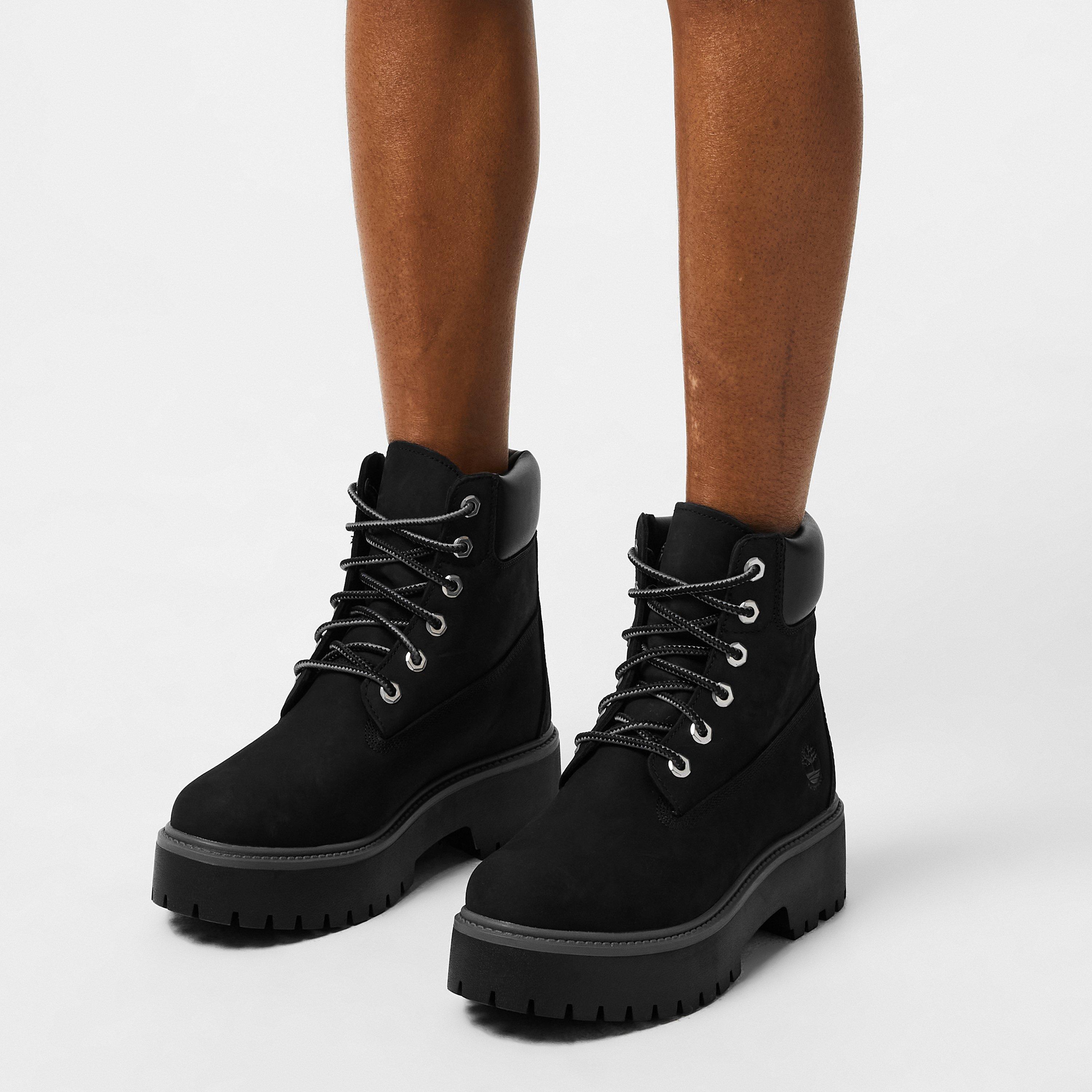 Jet Black - Timberland - Women's Platform Chukka Boots - 2