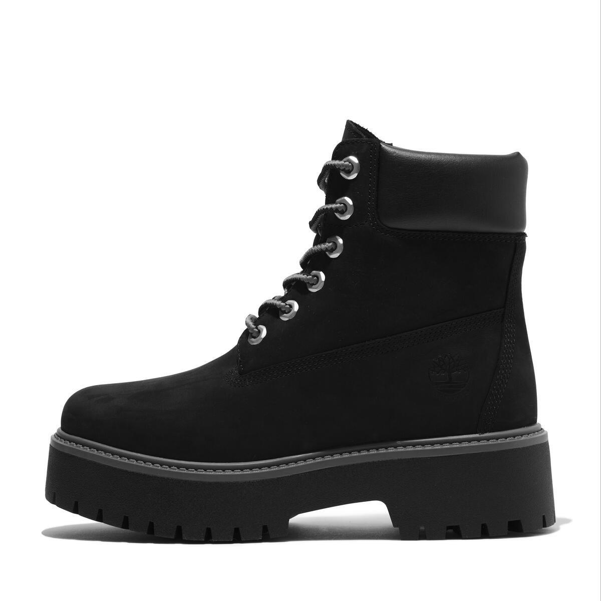 Jet Black - Timberland - Women's Platform Chukka Boots - 8