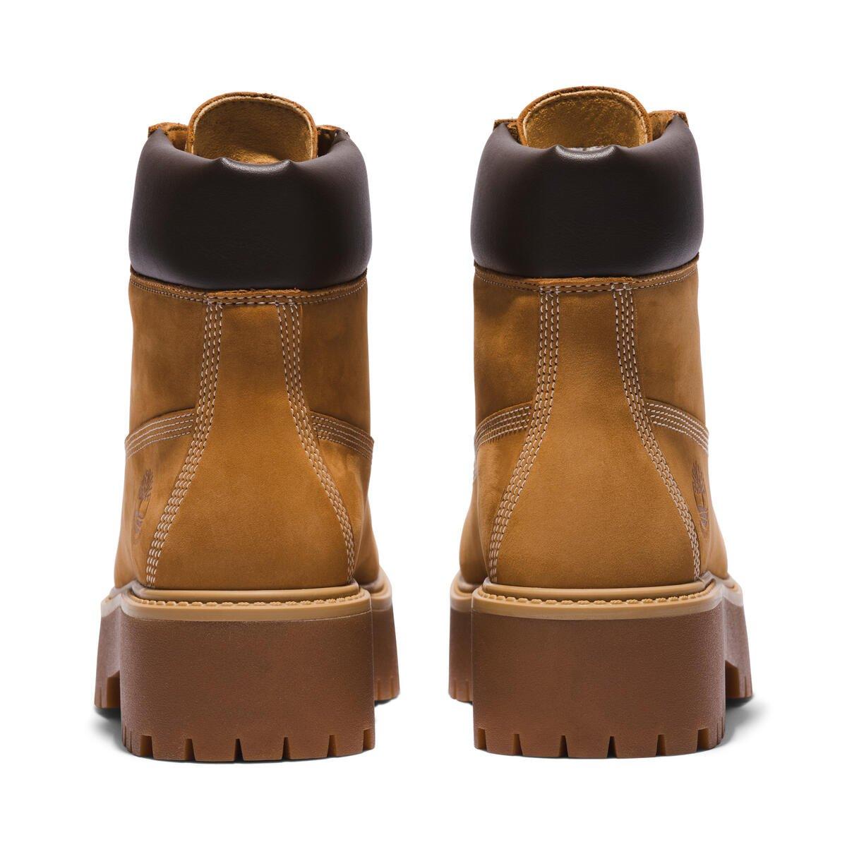 Wheat - Timberland - Womens Stone Street 6 Inch Boots - 5