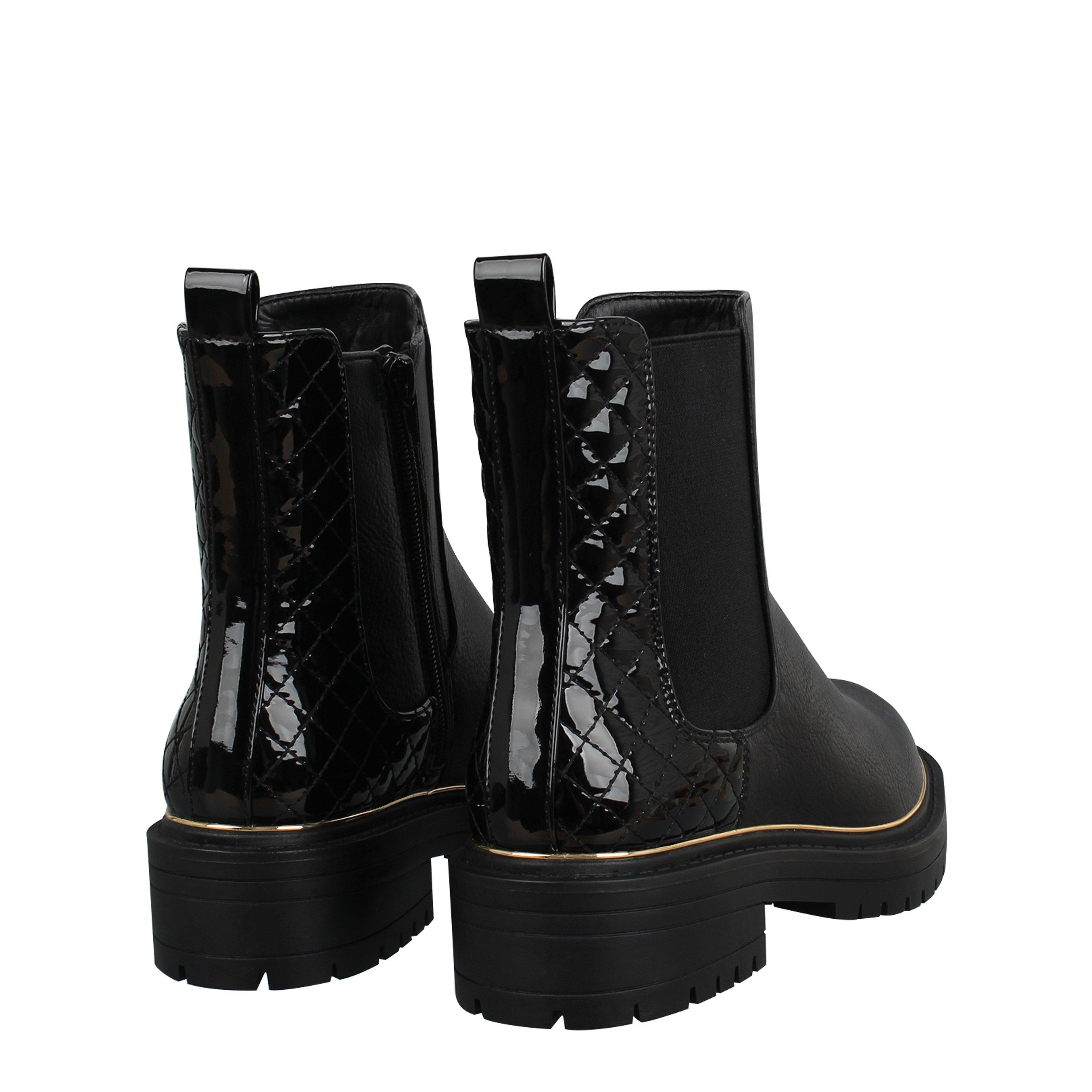 Noir - Be You - You Quilted Chelsea Boot - 4