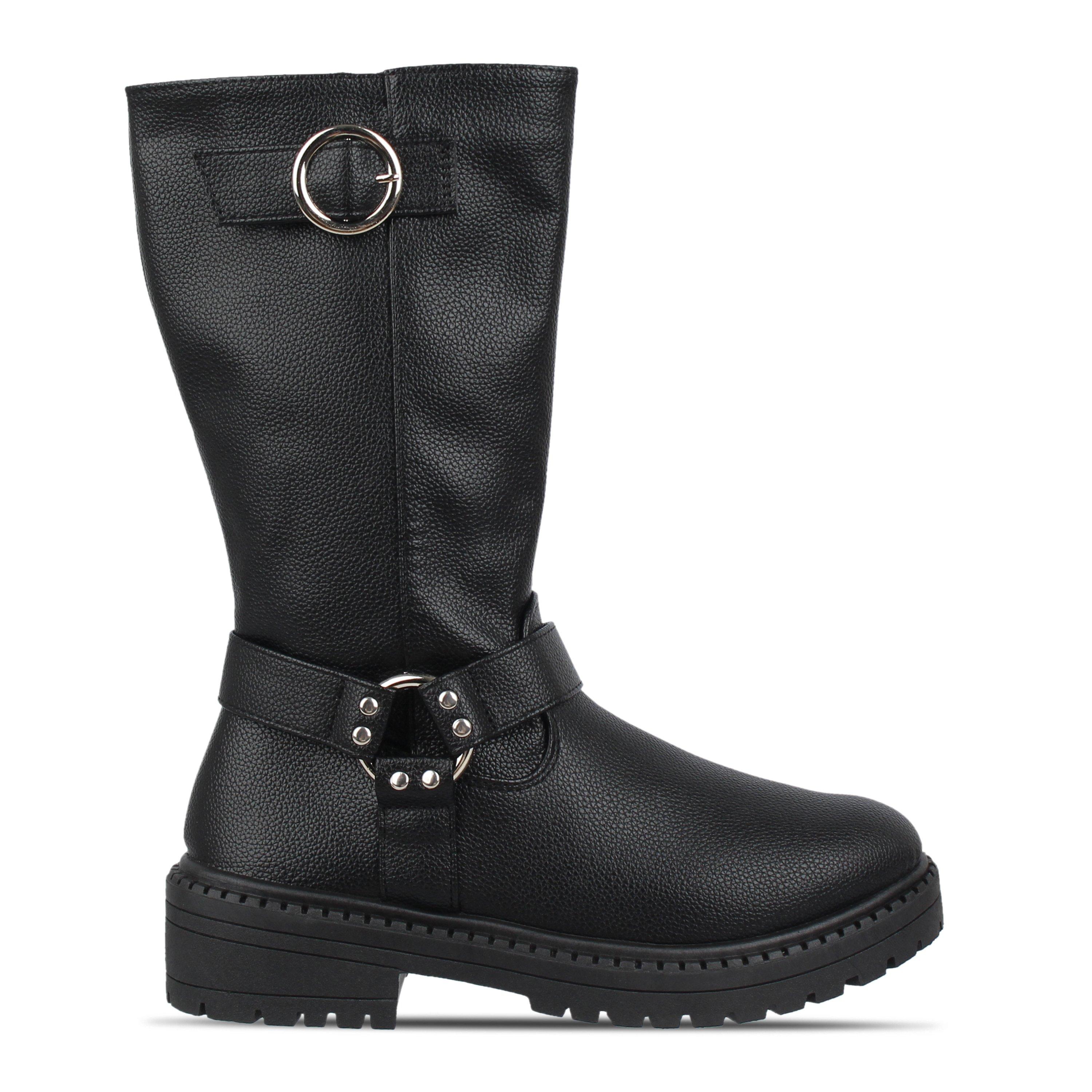 Be You You Faux Leather Biker Boot