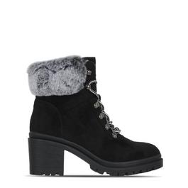 Be You Faux Fur Collar Boot