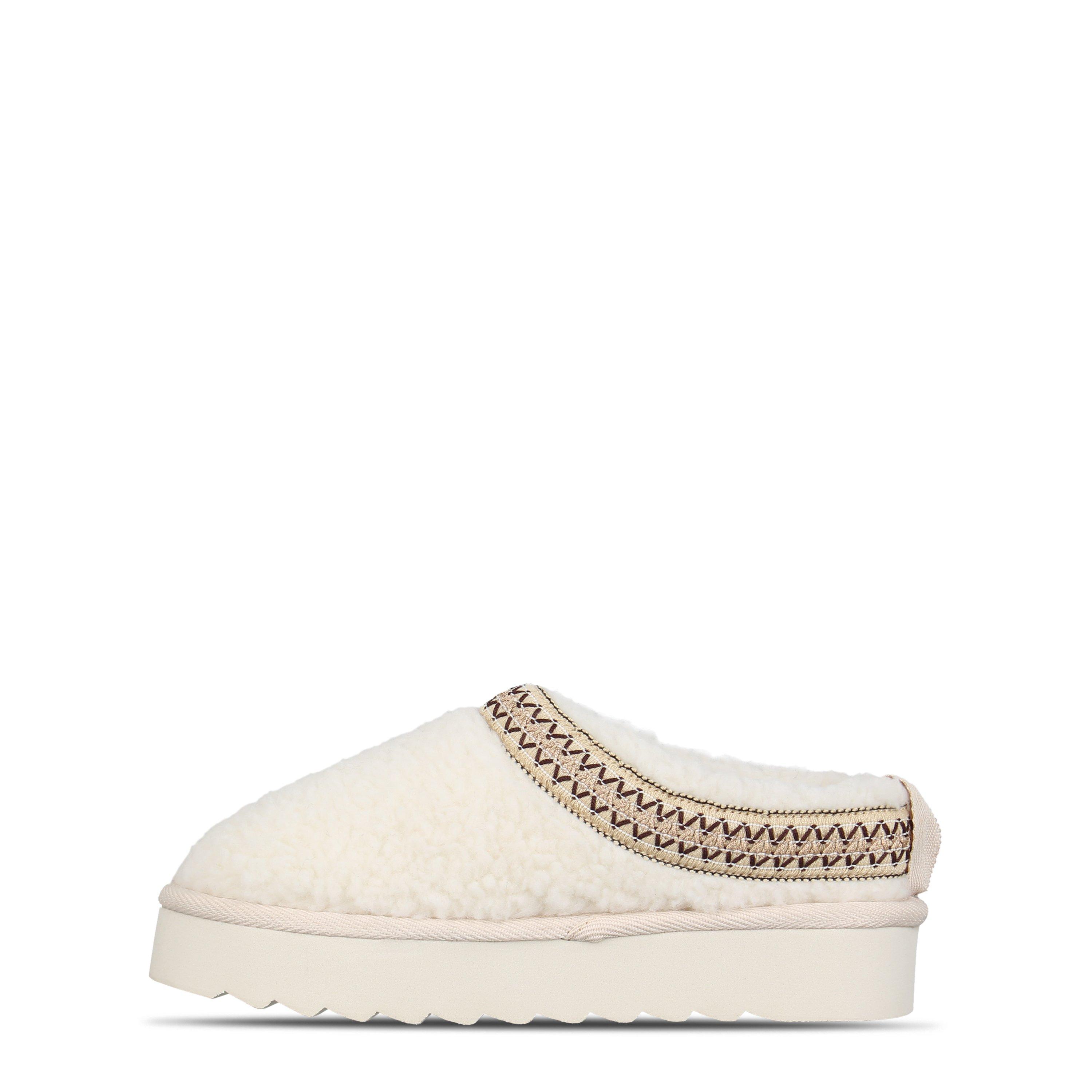 Crema - Be You - Borg Trim Mule Flat Ankle Boots - 2