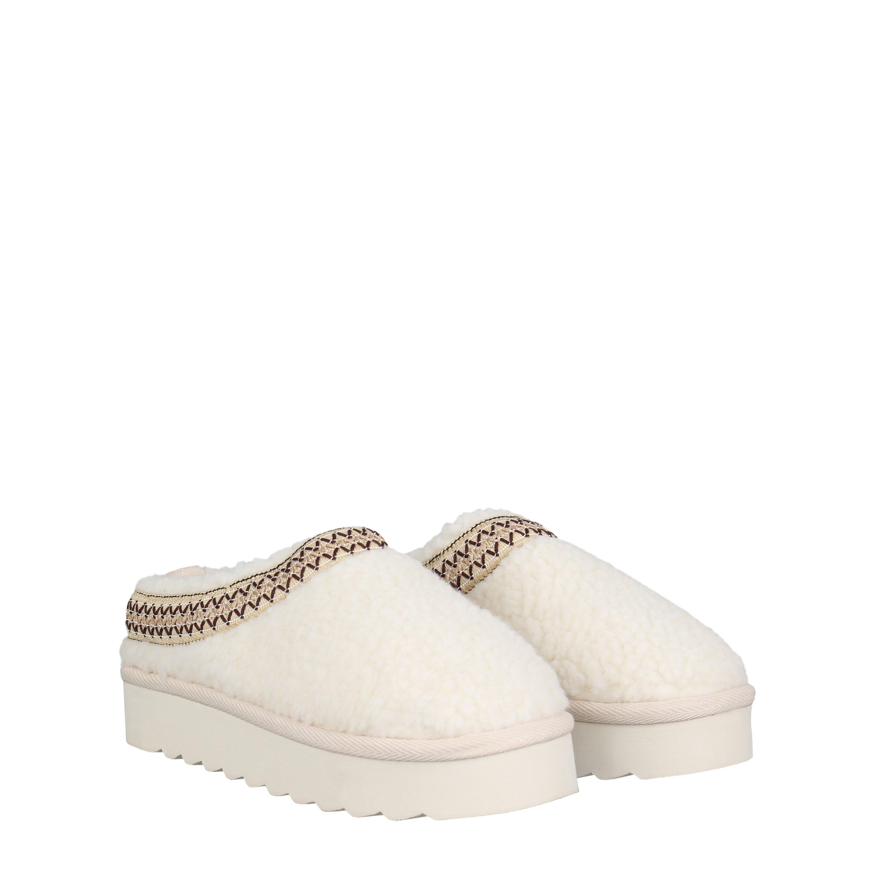 Crema - Be You - Borg Trim Mule Flat Ankle Boots - 3