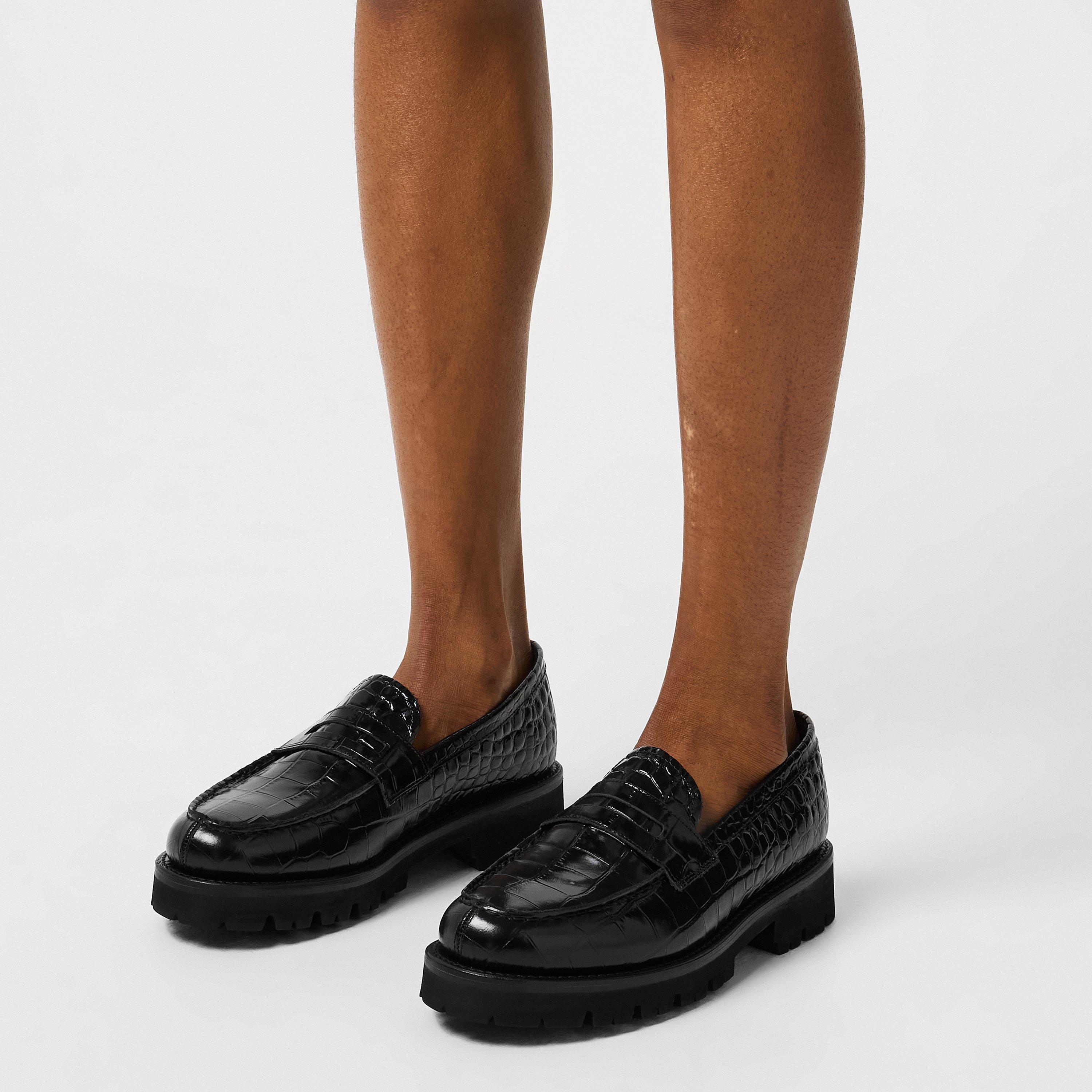 Black Gloss - Grenson - Philippa Loafers - 2
