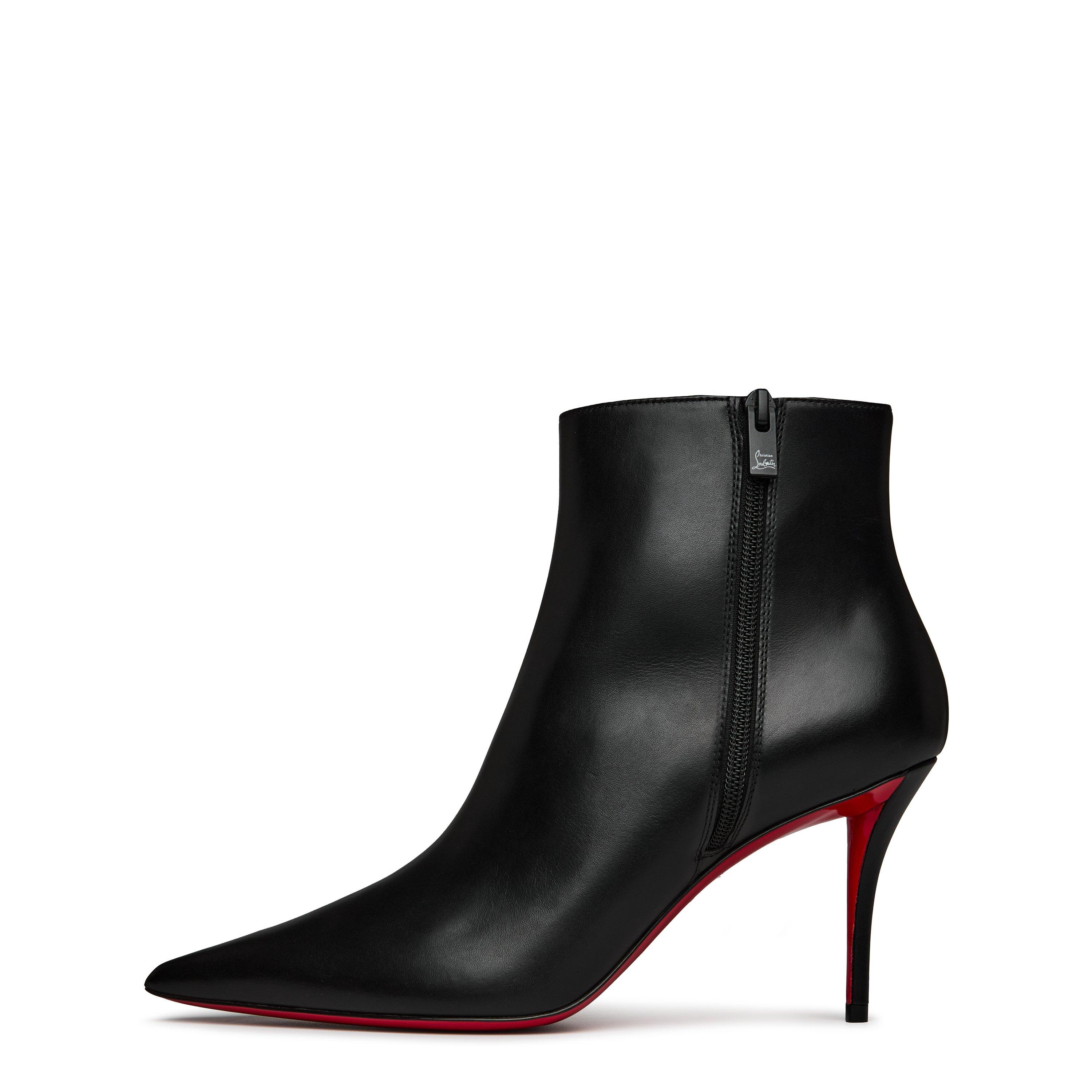 Black - Christian Louboutin - Apostropha Booty 80mm Heels - 2