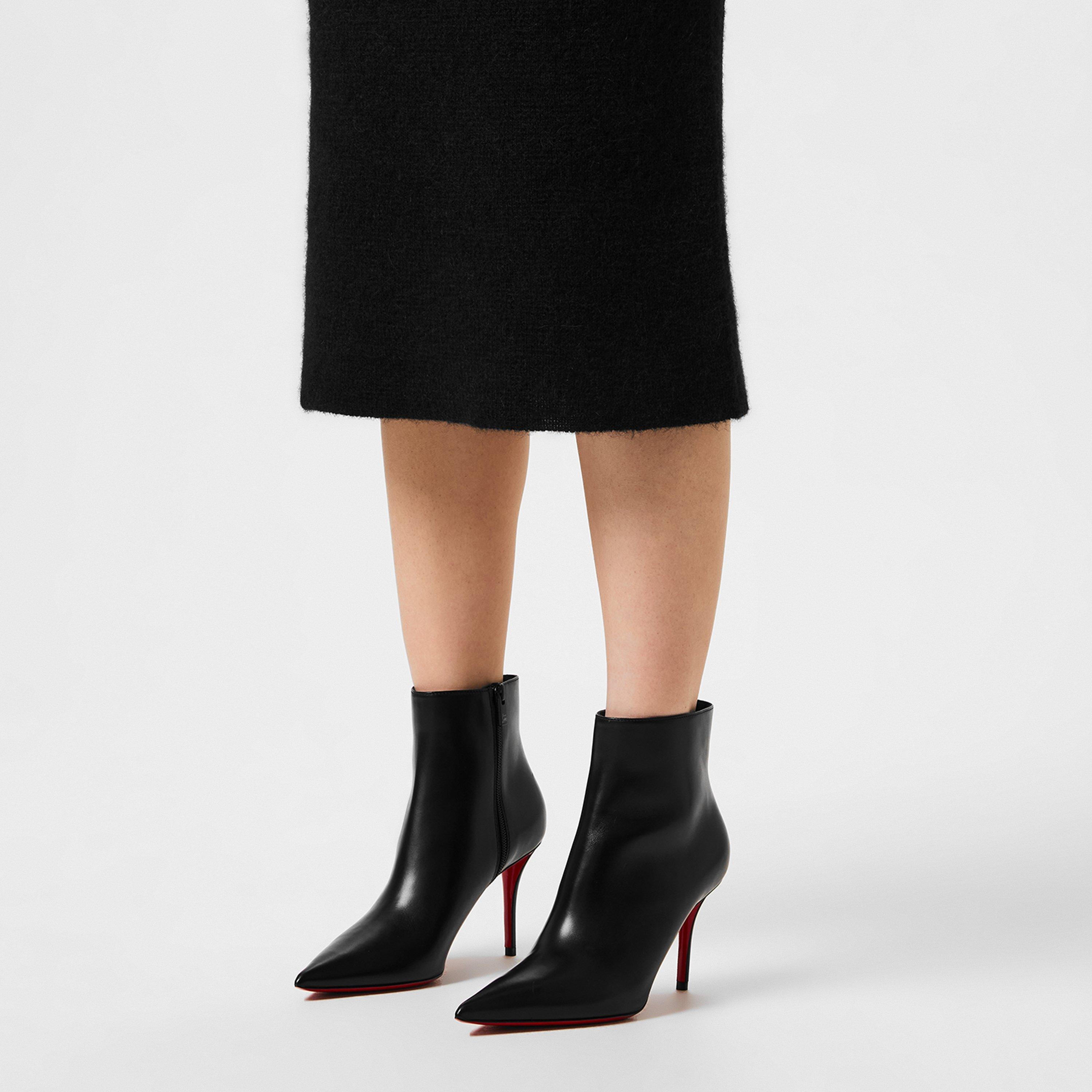 Black - Christian Louboutin - Apostropha Booty 80mm Heels - 3