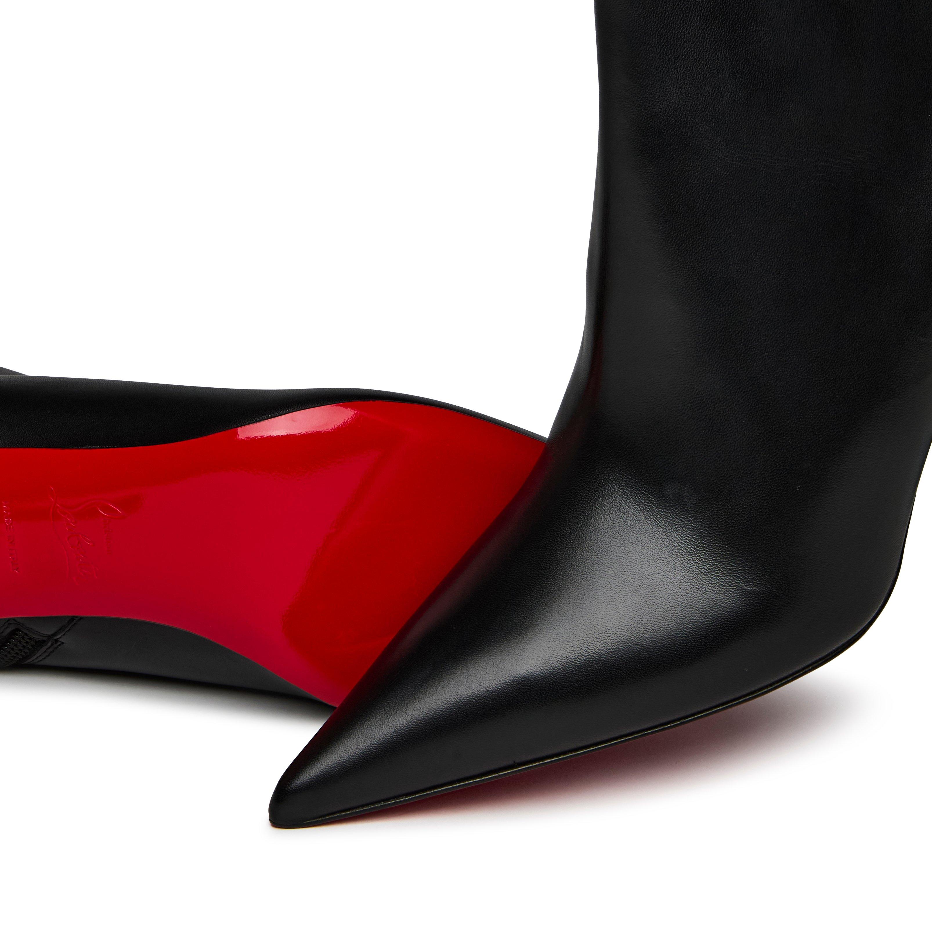 Black - Christian Louboutin - Apostropha Booty 80mm Heels - 4