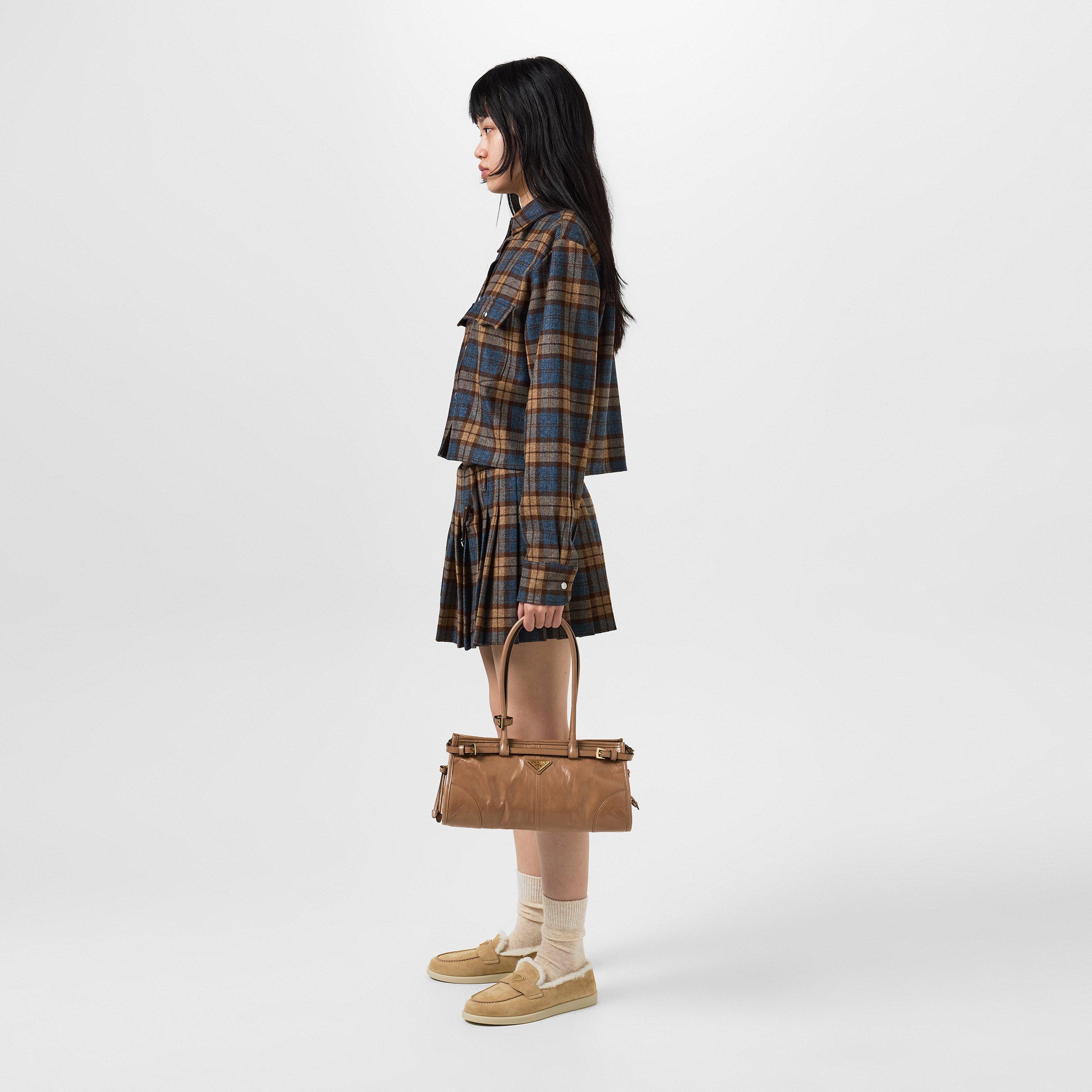 Ecru - Prada - Suede And Shearling Loafers - 6