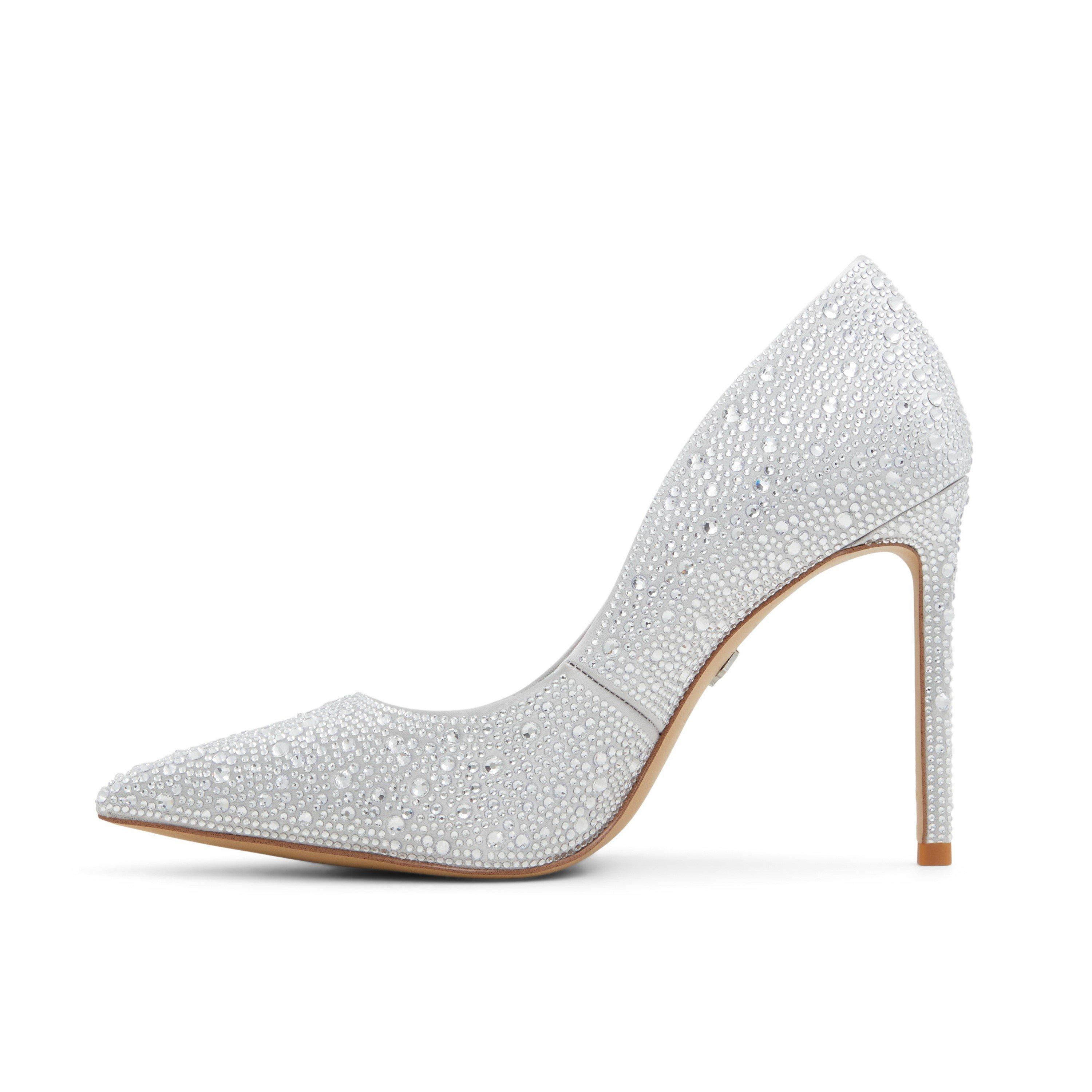 Silver - Aldo - Women's Stiletto Court Shoes - 3