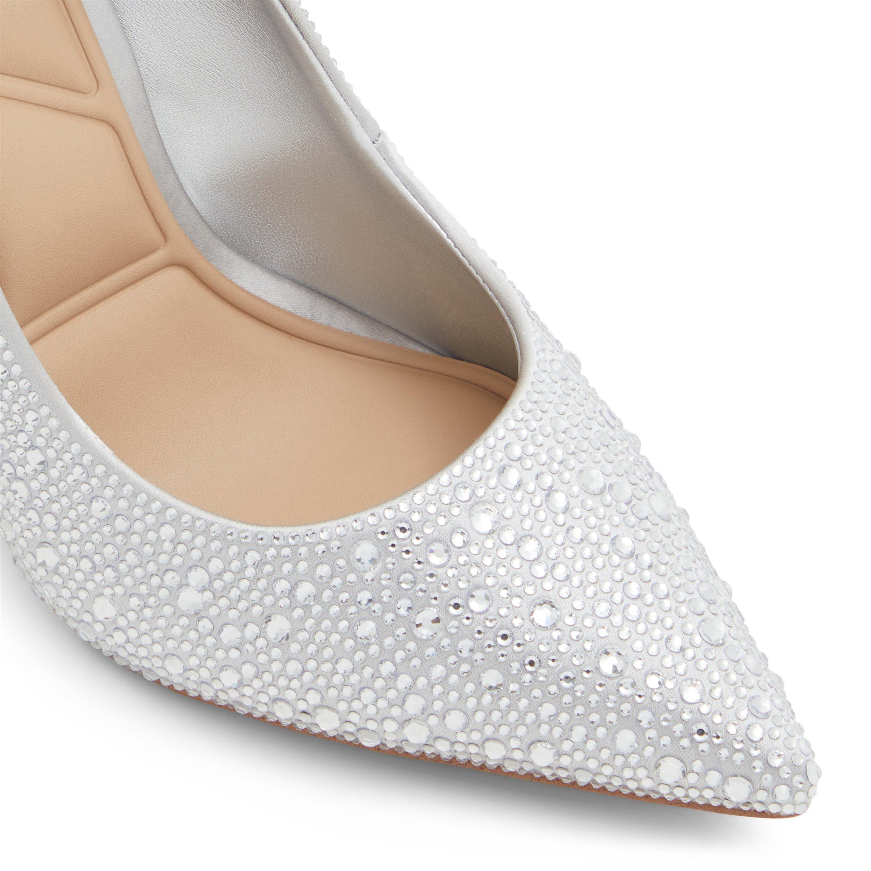 Silver - Aldo - Women's Stiletto Court Shoes - 5