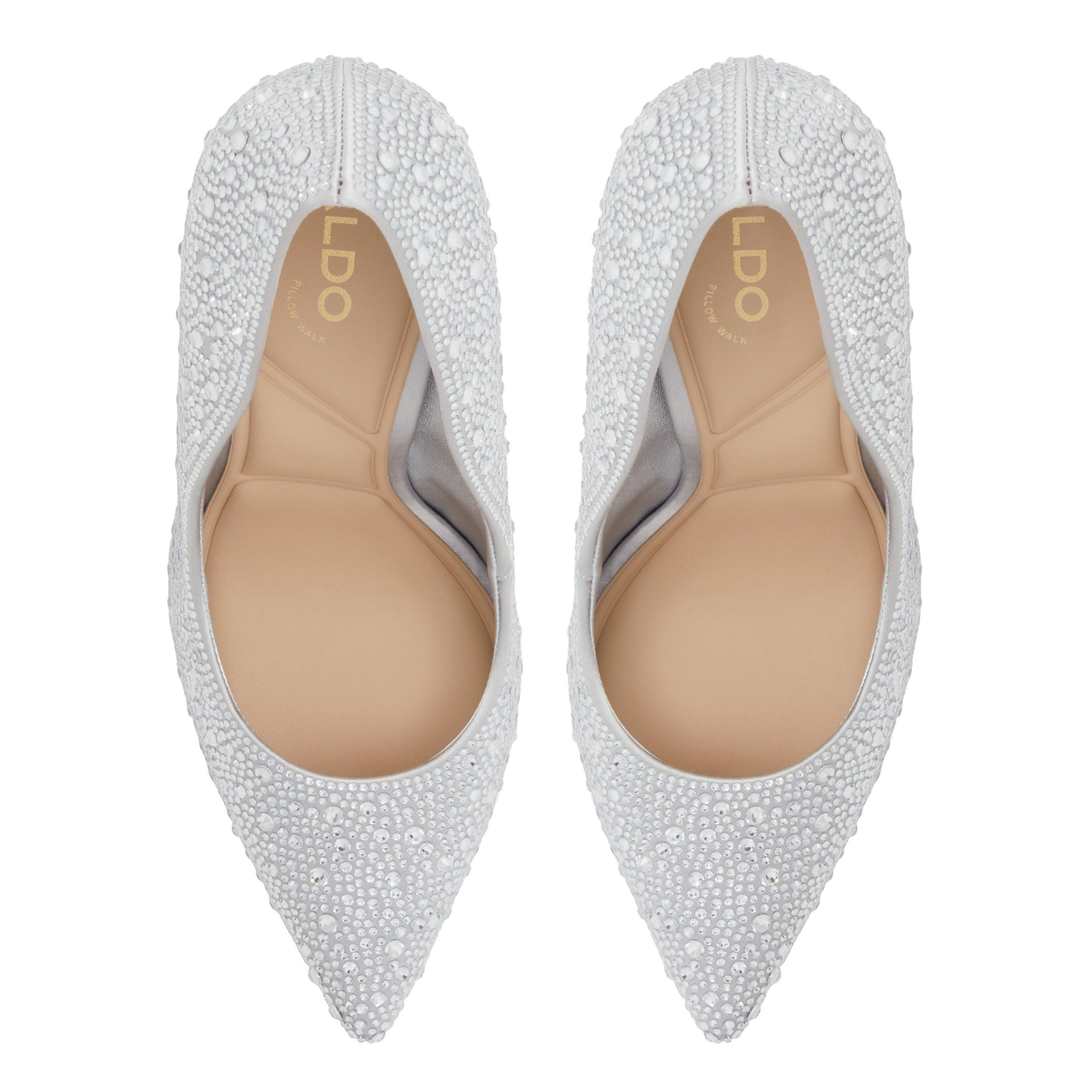 Silver - Aldo - Women's Stiletto Court Shoes - 6