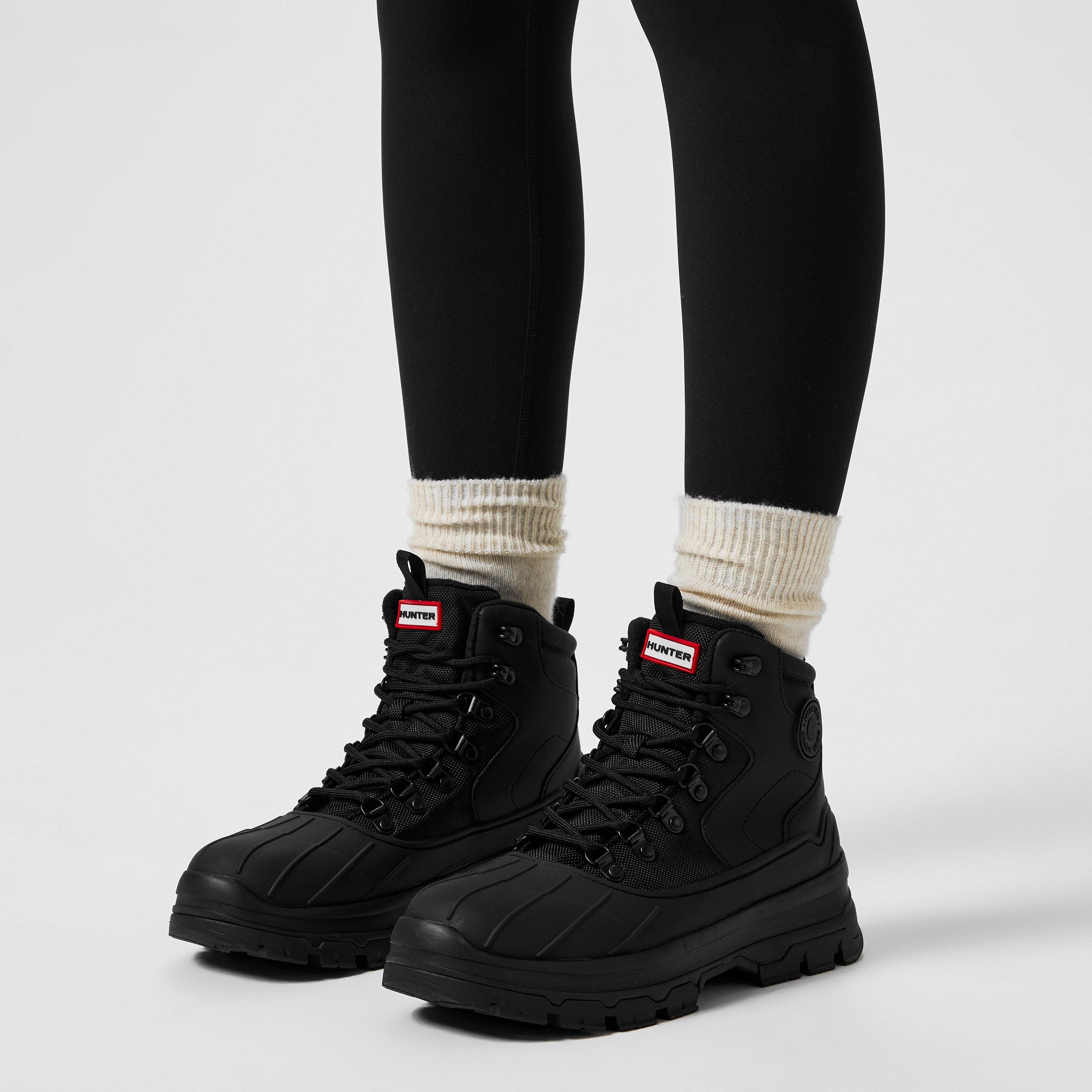 Black - Hunter - Women's Explorer Hiker Rugged Boots - 2