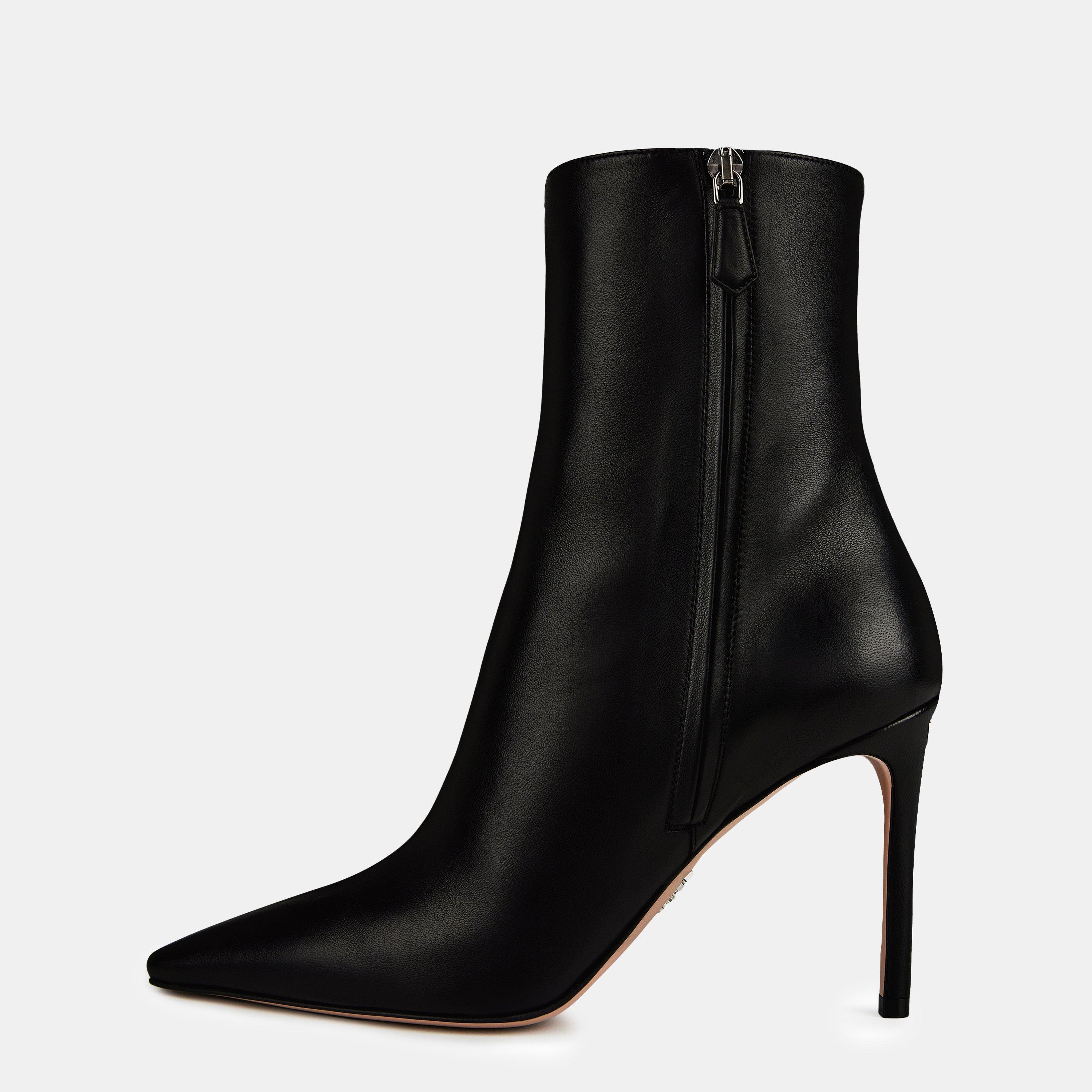 Nero - Prada - Nappa Leather Booties - 2