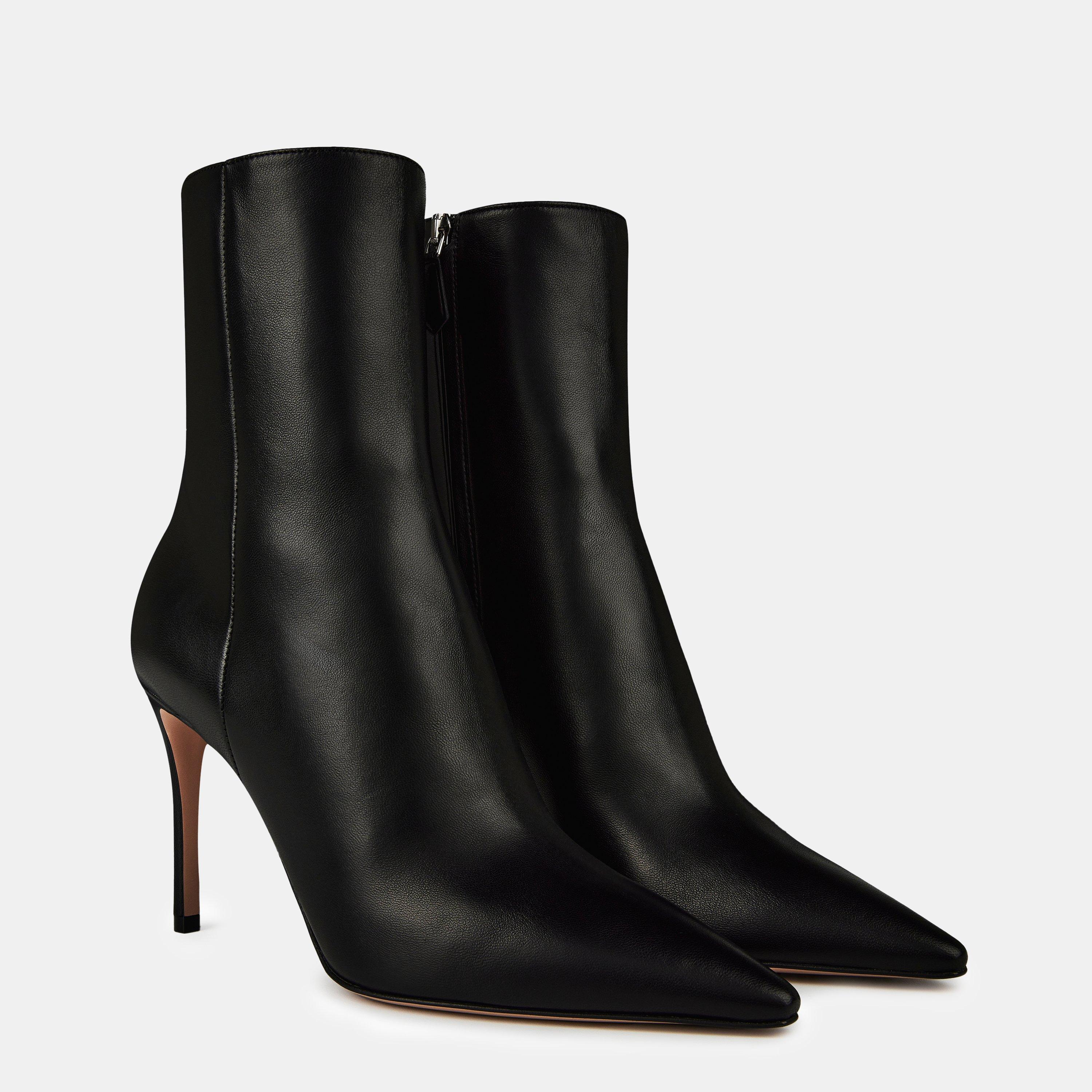 Nero - Prada - Nappa Leather Booties - 4