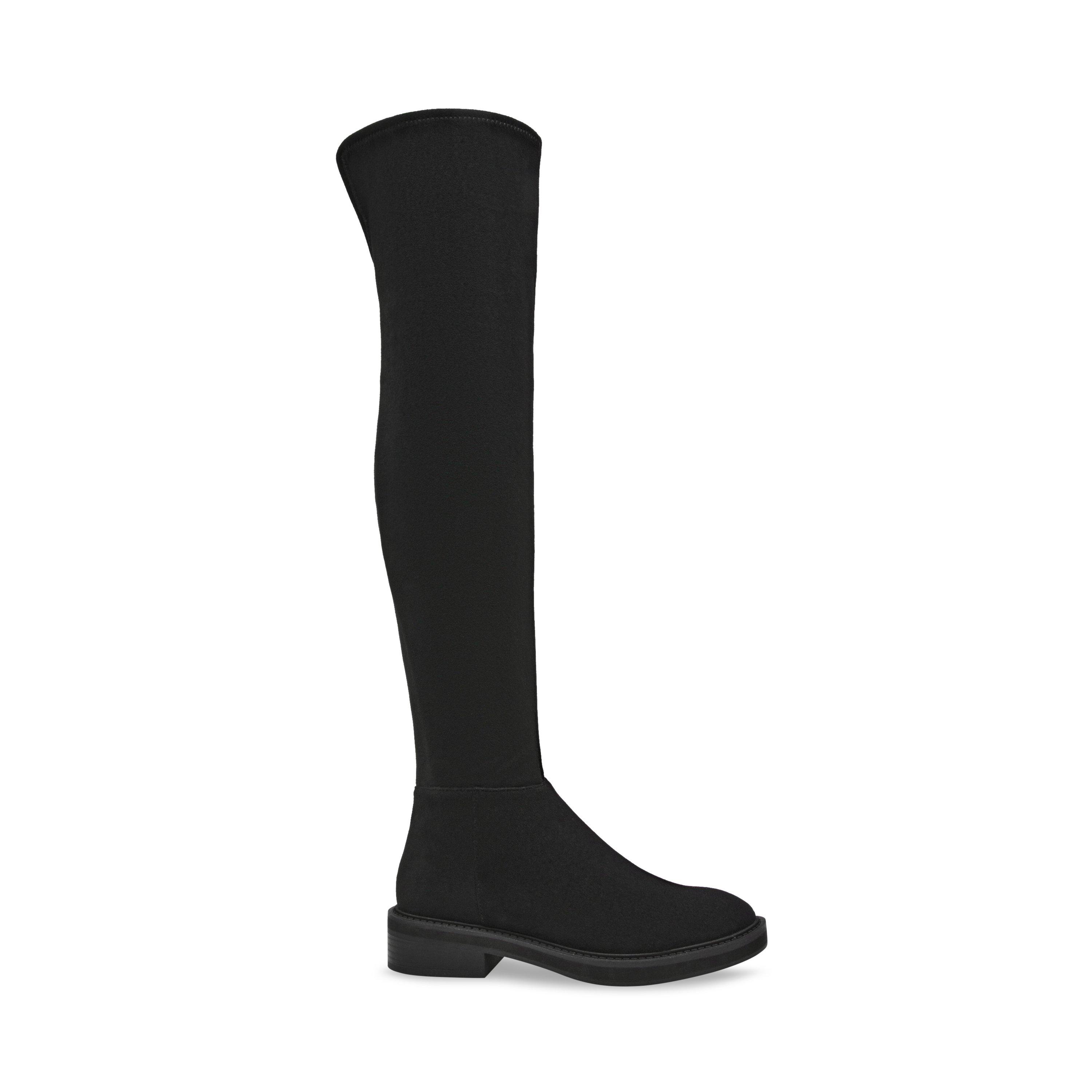 Black Suede - Steve Madden - Leza Boots - 1