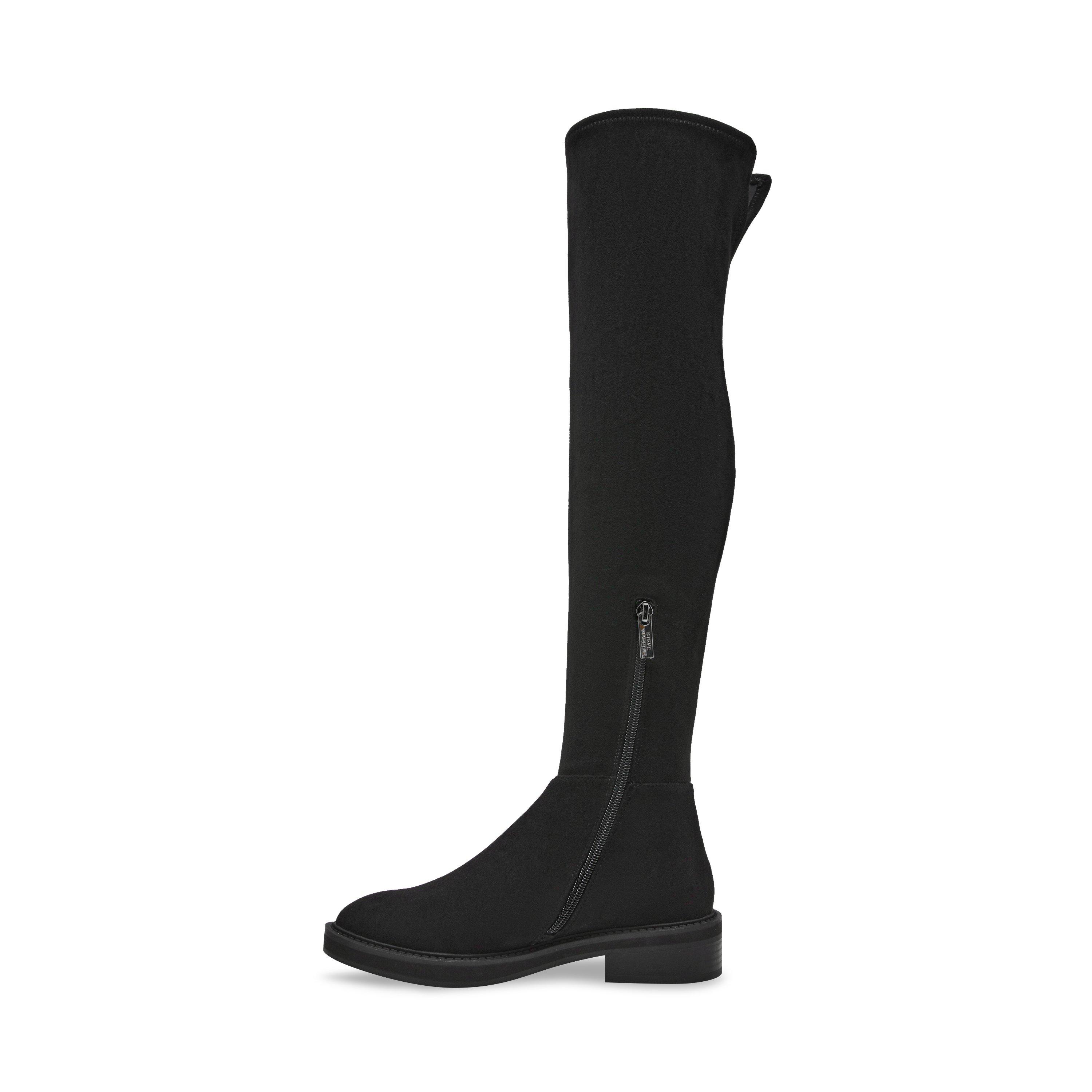 Black Suede - Steve Madden - Leza Boots - 2