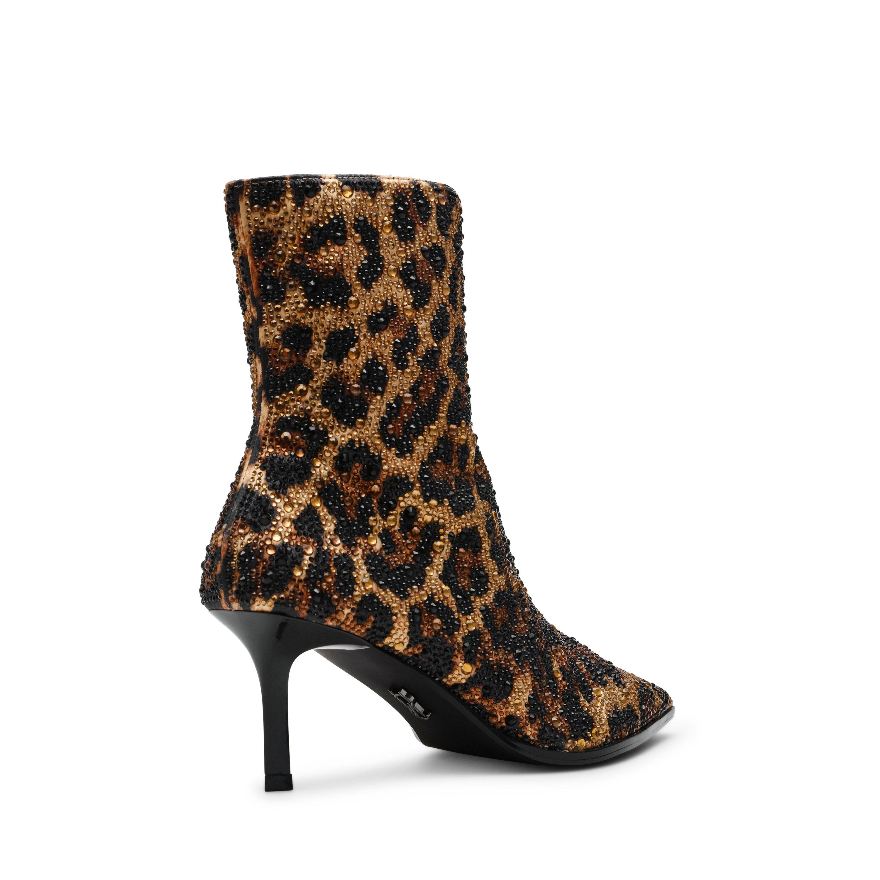 Leopard - Steve Madden - Women's Heirloom Heeled Ankle Boots - 3