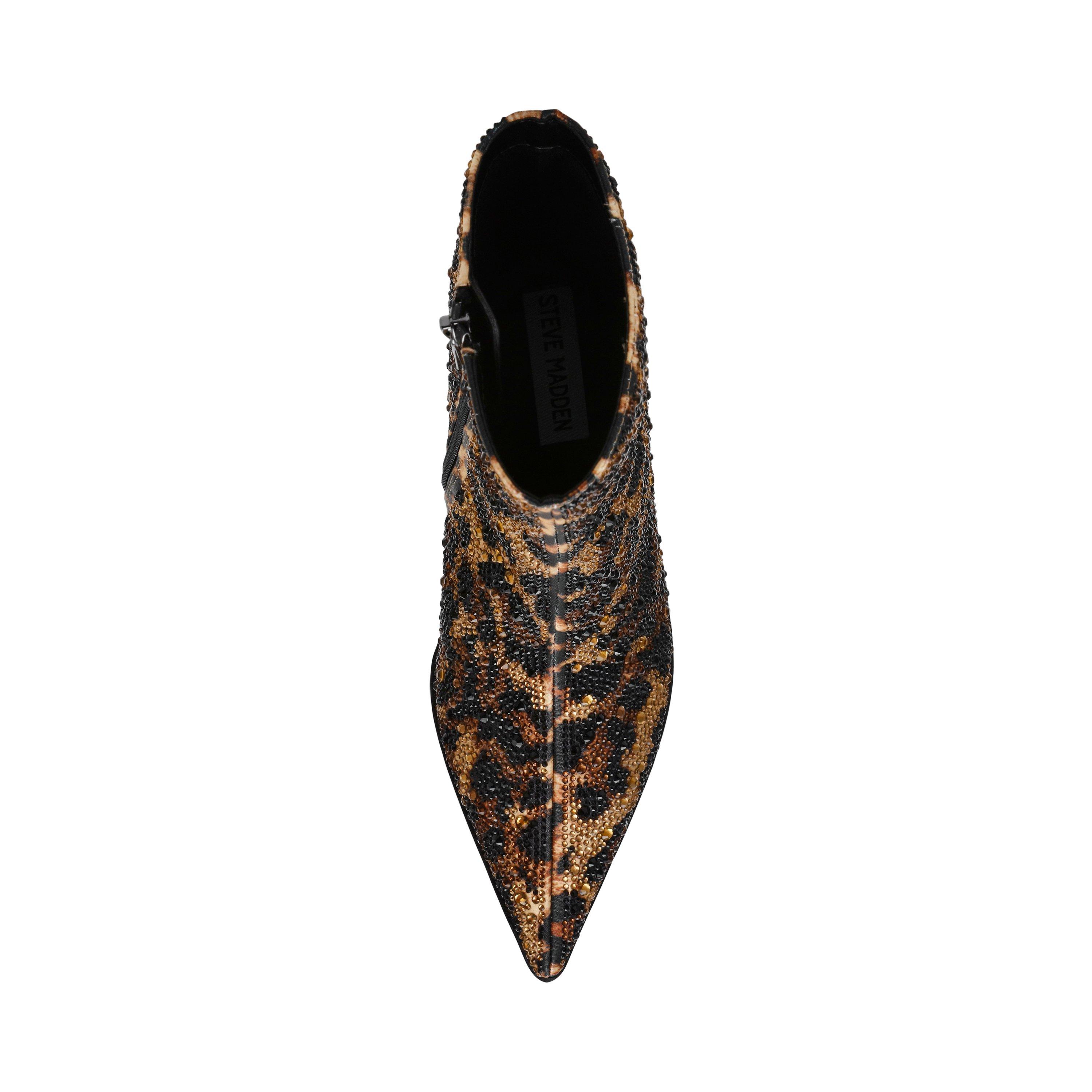 Leopard - Steve Madden - Women's Heirloom Heeled Ankle Boots - 6