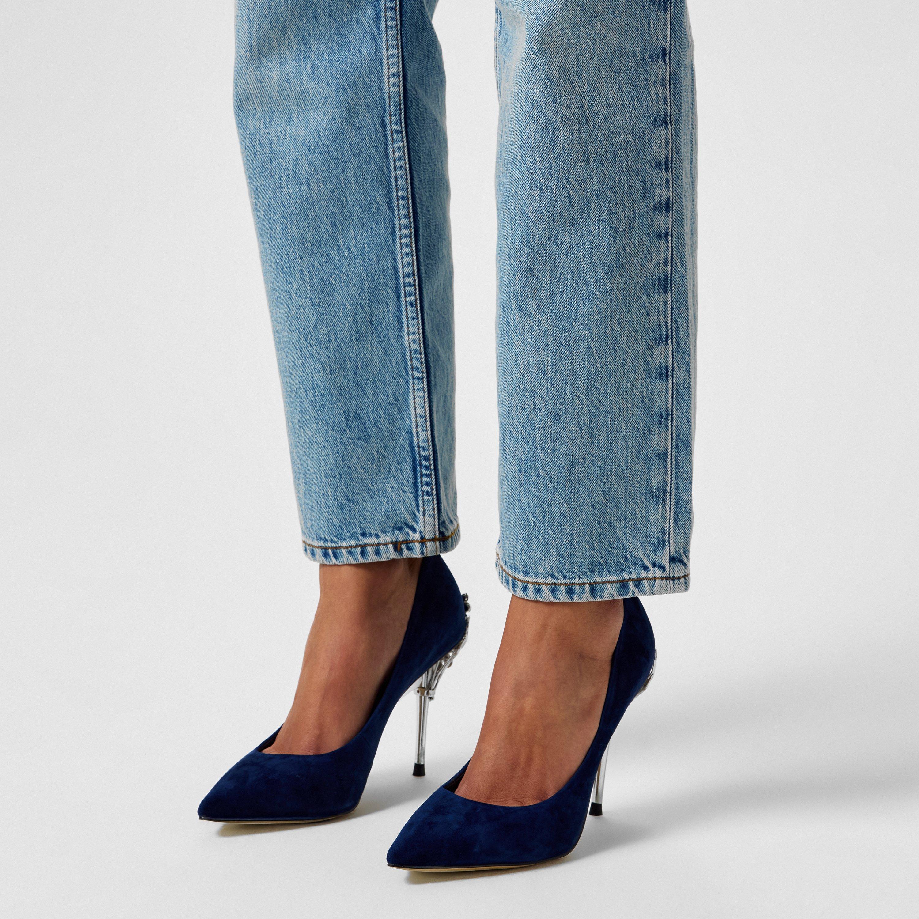 MARINEBLAUW - Moda in Pelle - Women's Ilari Ivory Leather Stiletto Court Shoes - 2