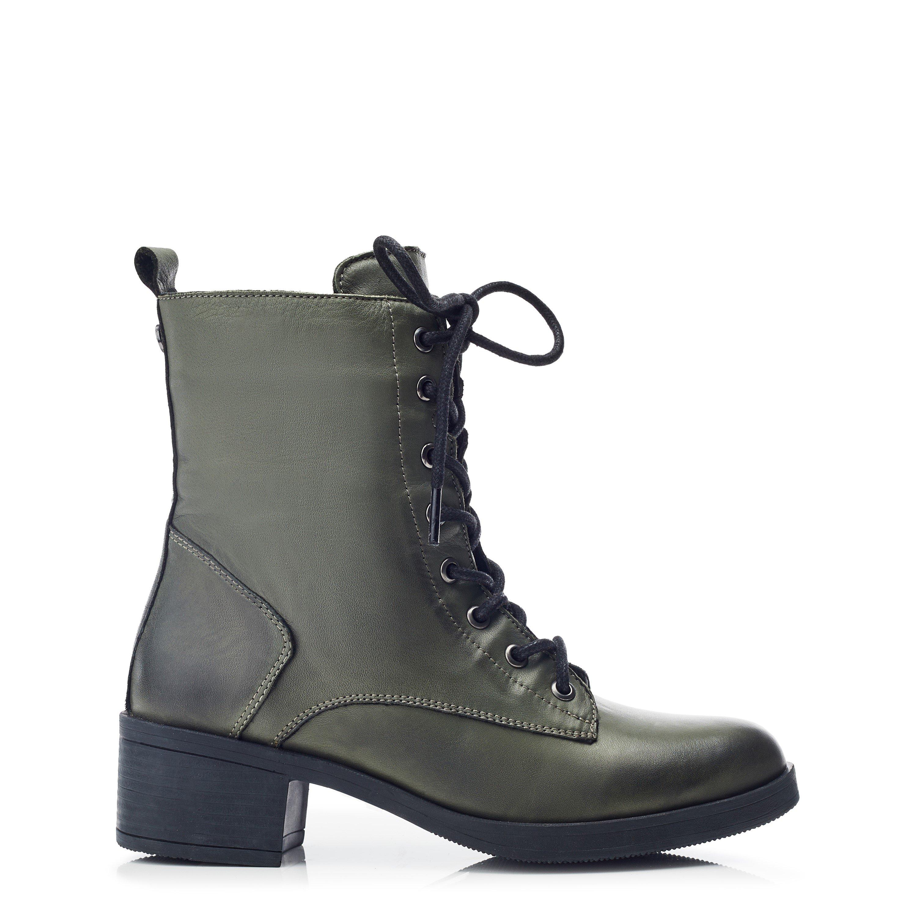 Moda In Pelle Women's Calia High Heel Ankle Boots - Khaki - 5 (38)
