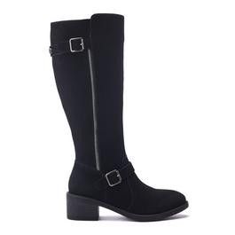 Moda in Pelle Senlis Black Suede Boots