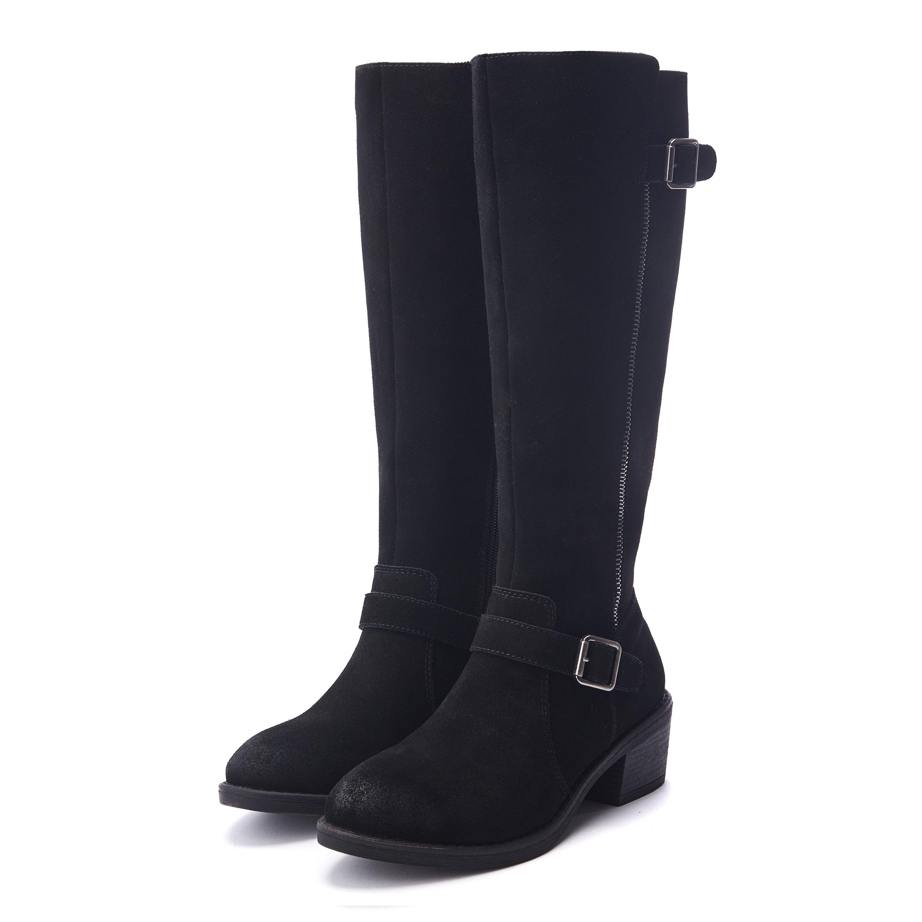 CRNA - Moda in Pelle - Senlis Black Suede Boots - 2