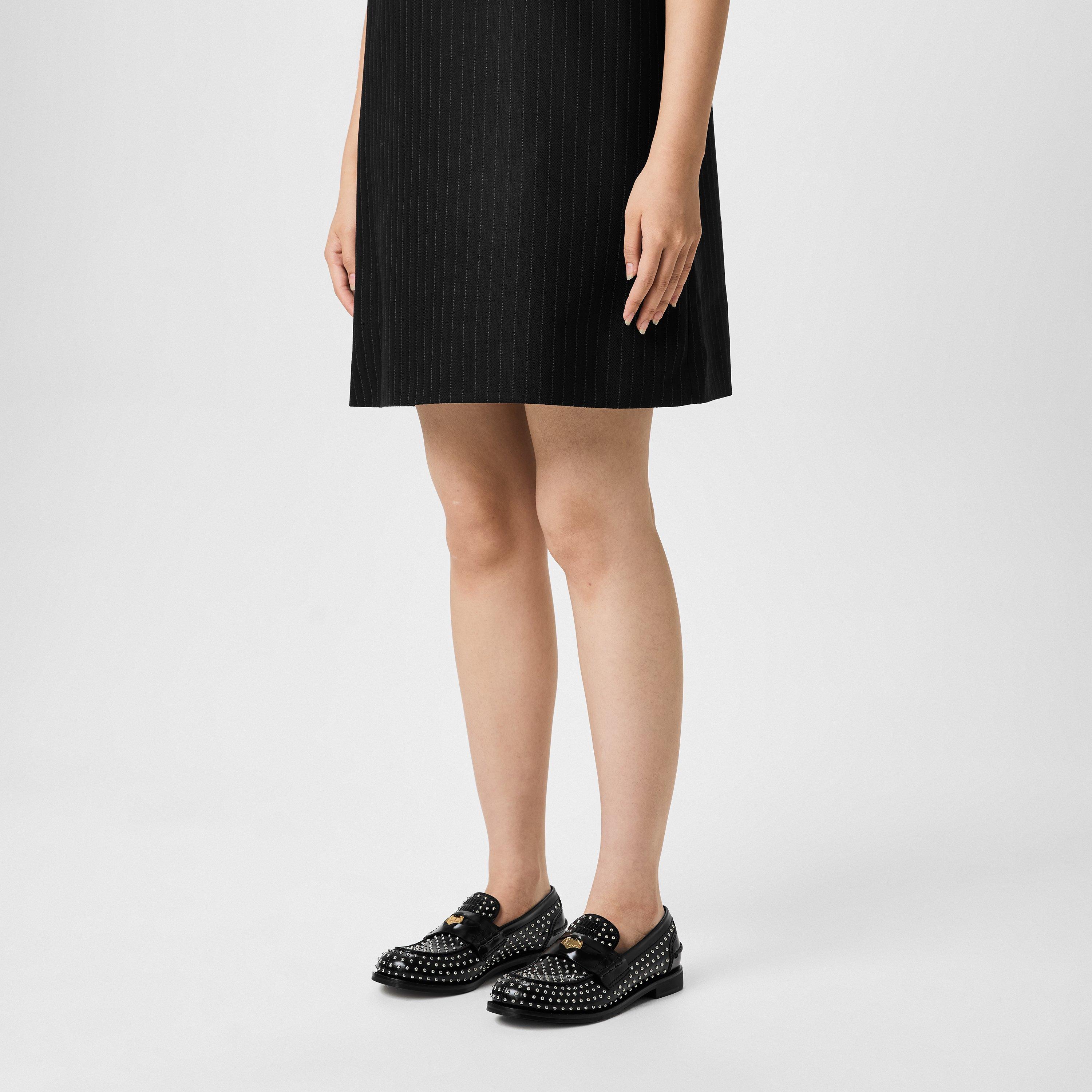 Black Rivet - Miu Miu - Women's Penny Embellished Loafers - 3