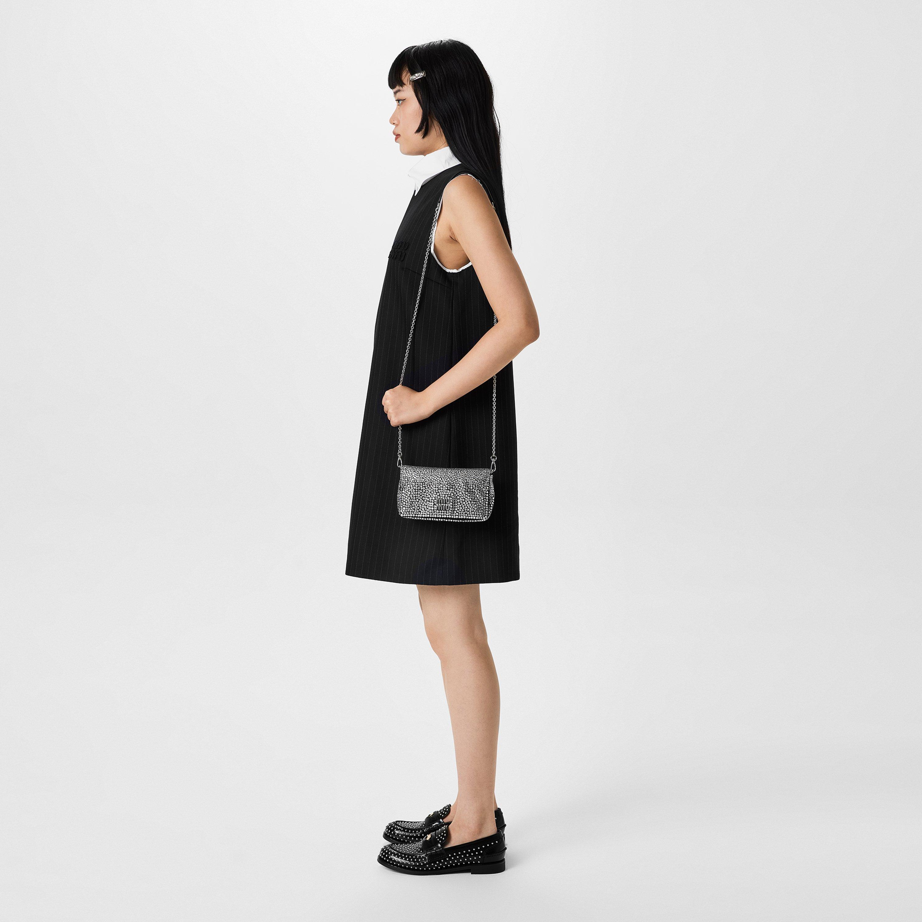 Black Rivet - Miu Miu - Women's Penny Embellished Loafers - 6