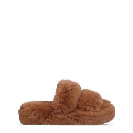 Jack Wills JW Fluffy Strap Slipper