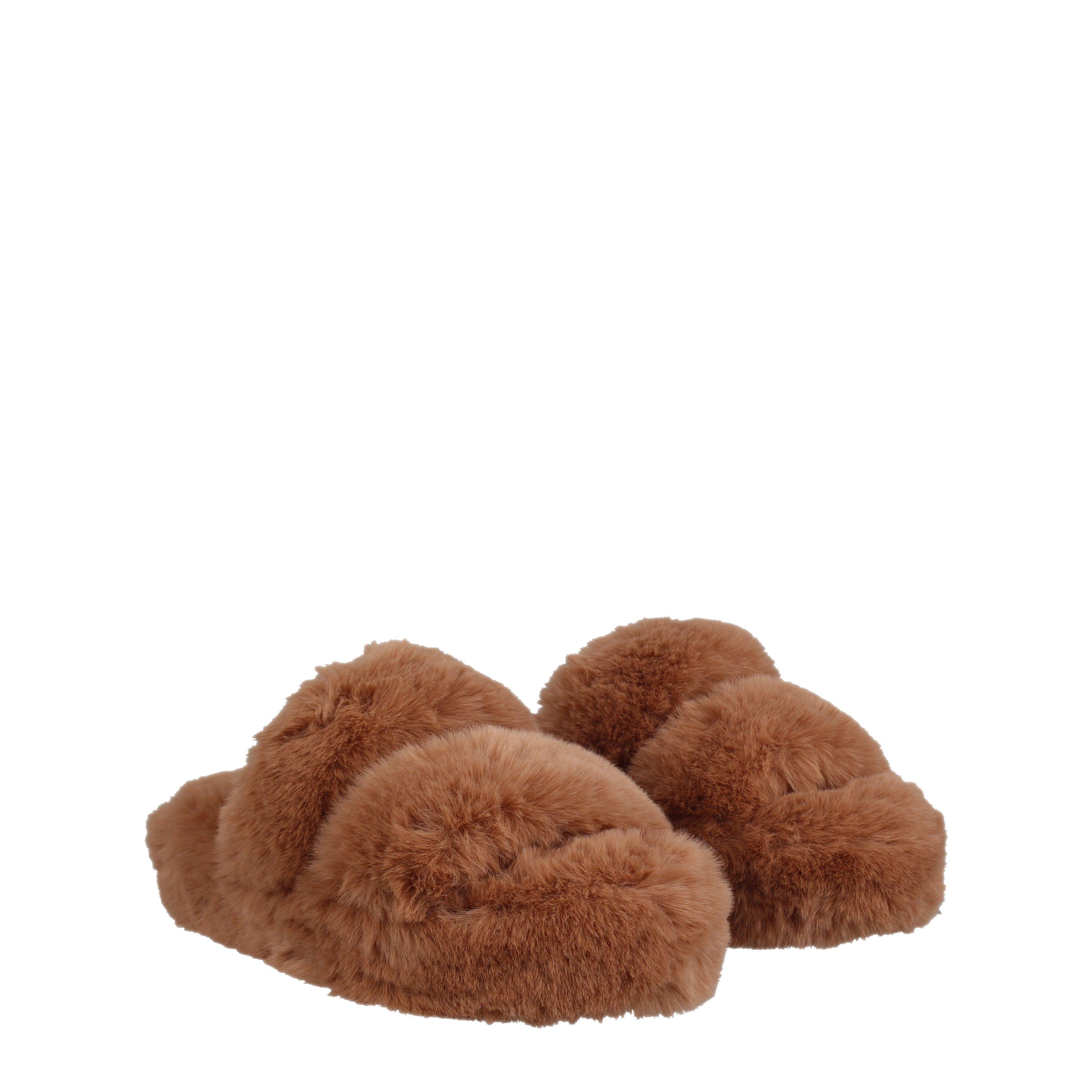 Cammello - Jack Wills - JW Fluffy Strap Slider Slippers - 3