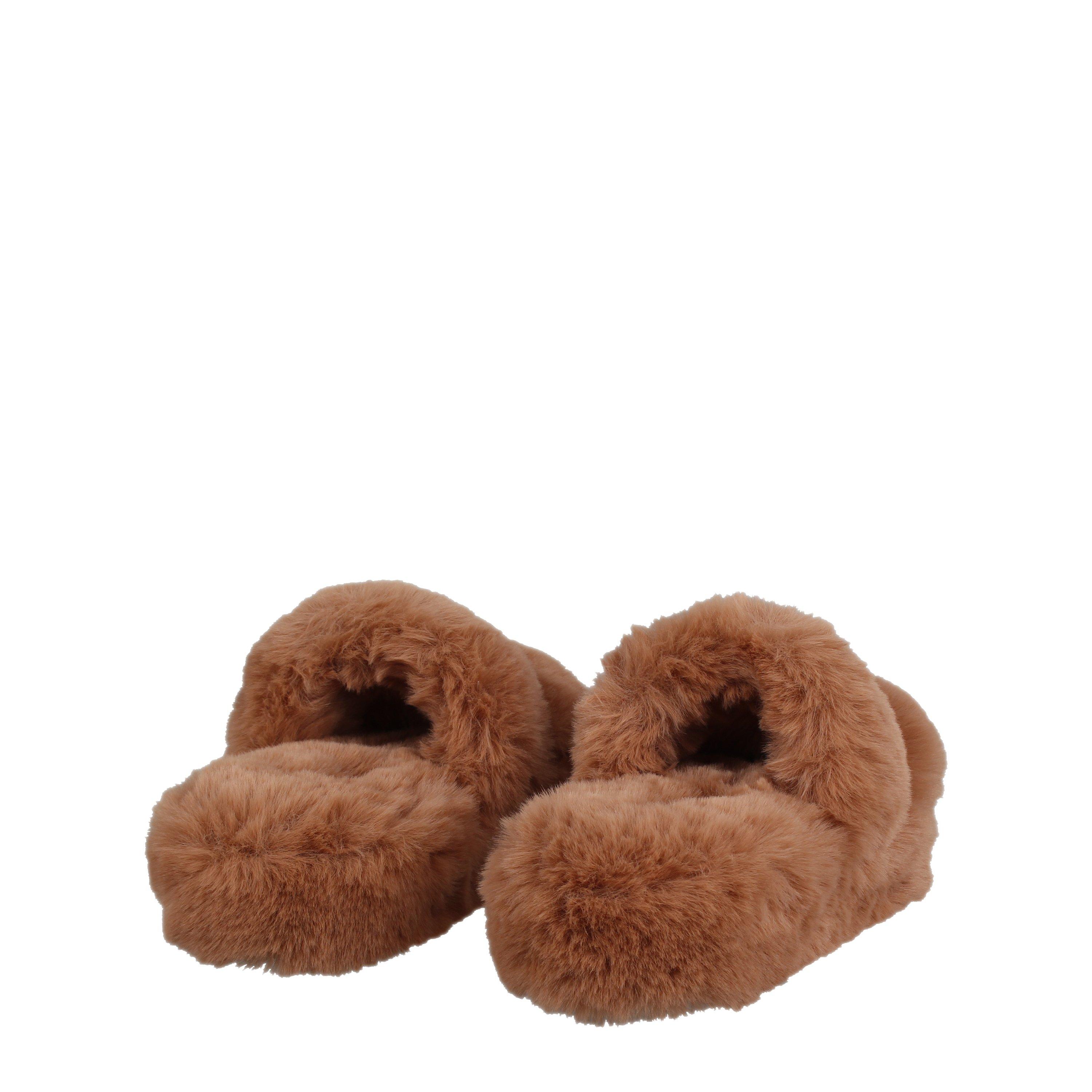 Cammello - Jack Wills - JW Fluffy Strap Slider Slippers - 4