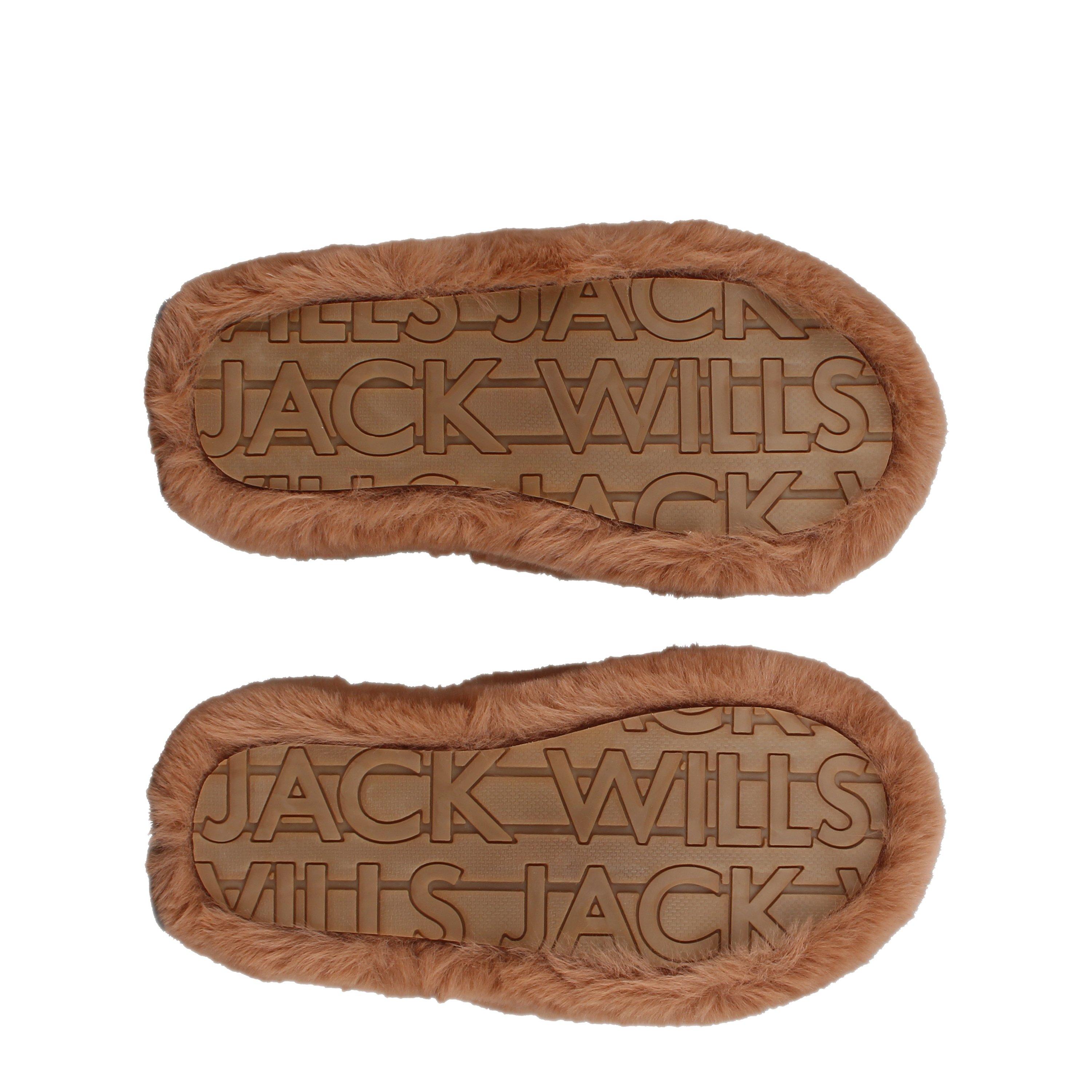 Cammello - Jack Wills - JW Fluffy Strap Slider Slippers - 6