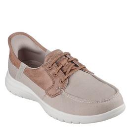 Skechers SLIP-INS CLASSIC CANVAS BOAT SHOE