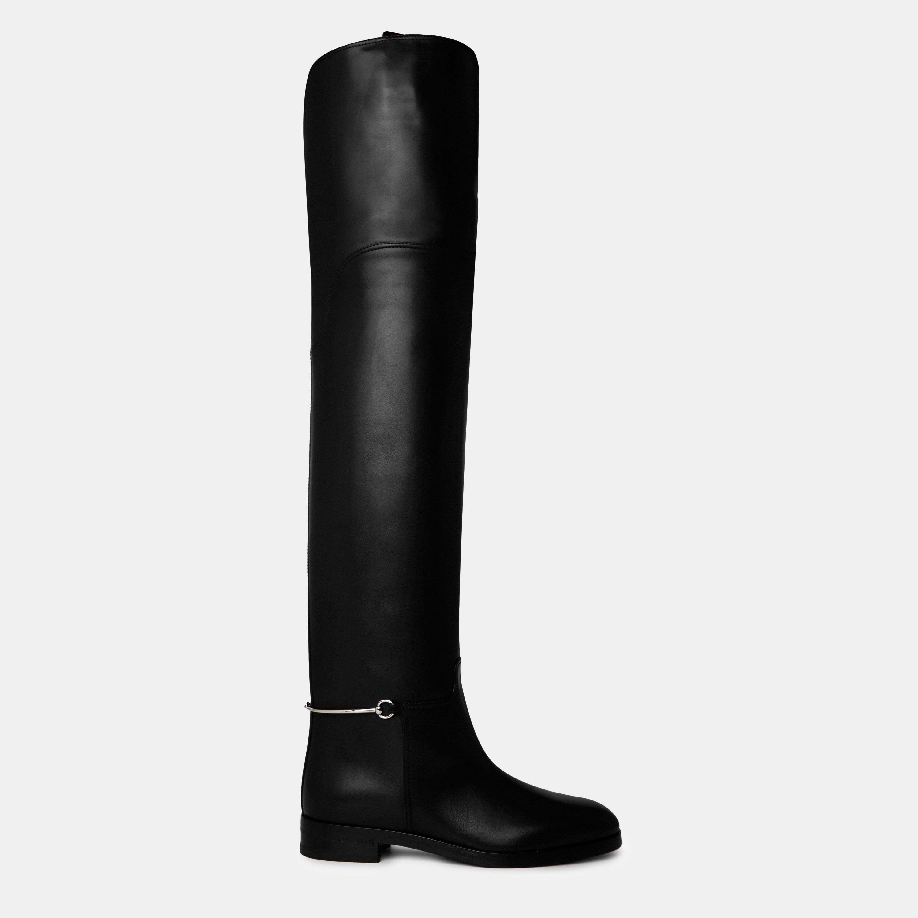 Black - Gucci - Clive Over The Knee Boots - 1