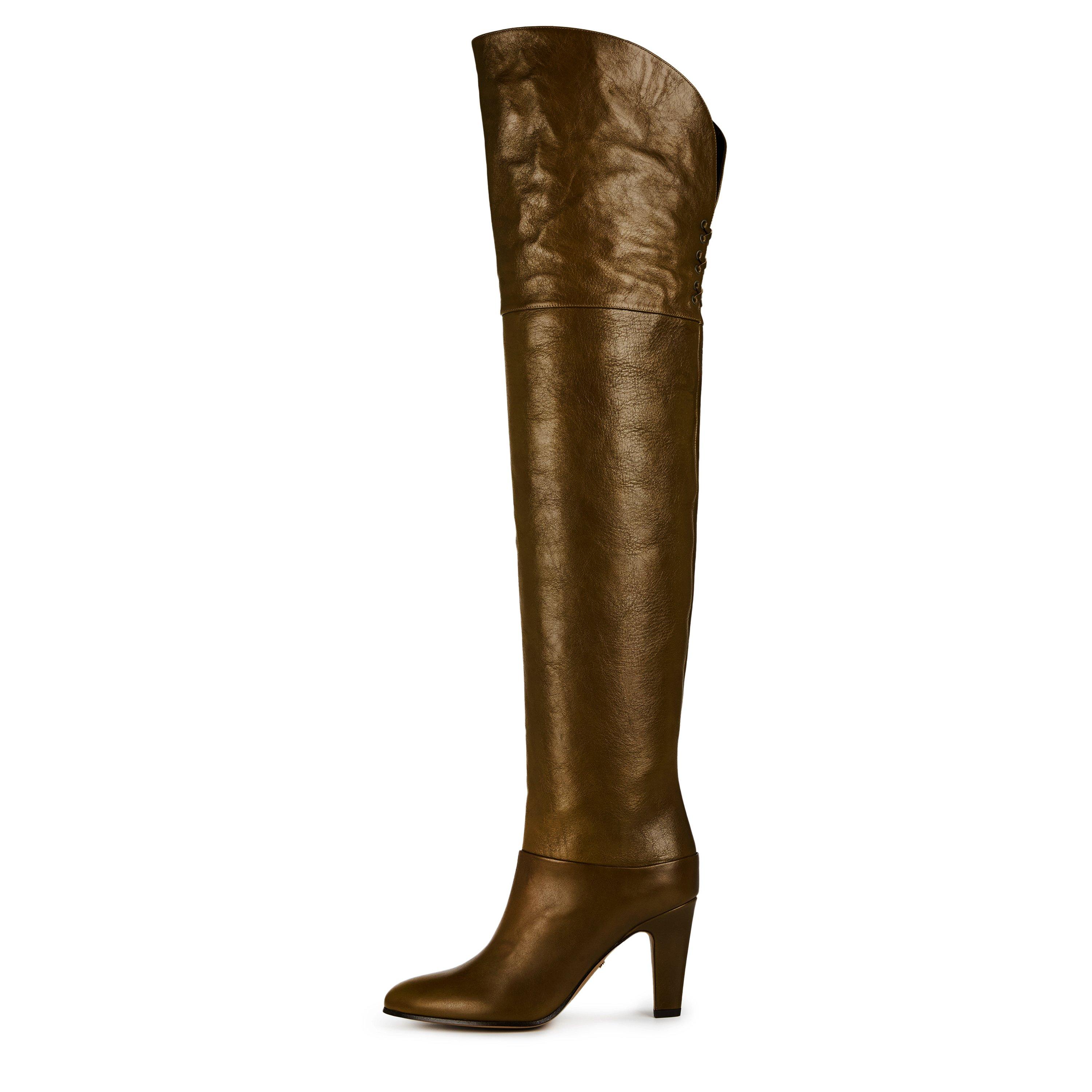 Dark Khaki - Chloe - Eve Over The Knee Boot - 3