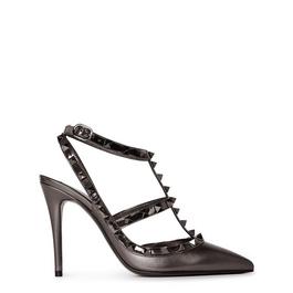 Valentino Garavani Rockstud Metallic Ankle Strap 100mm Pump