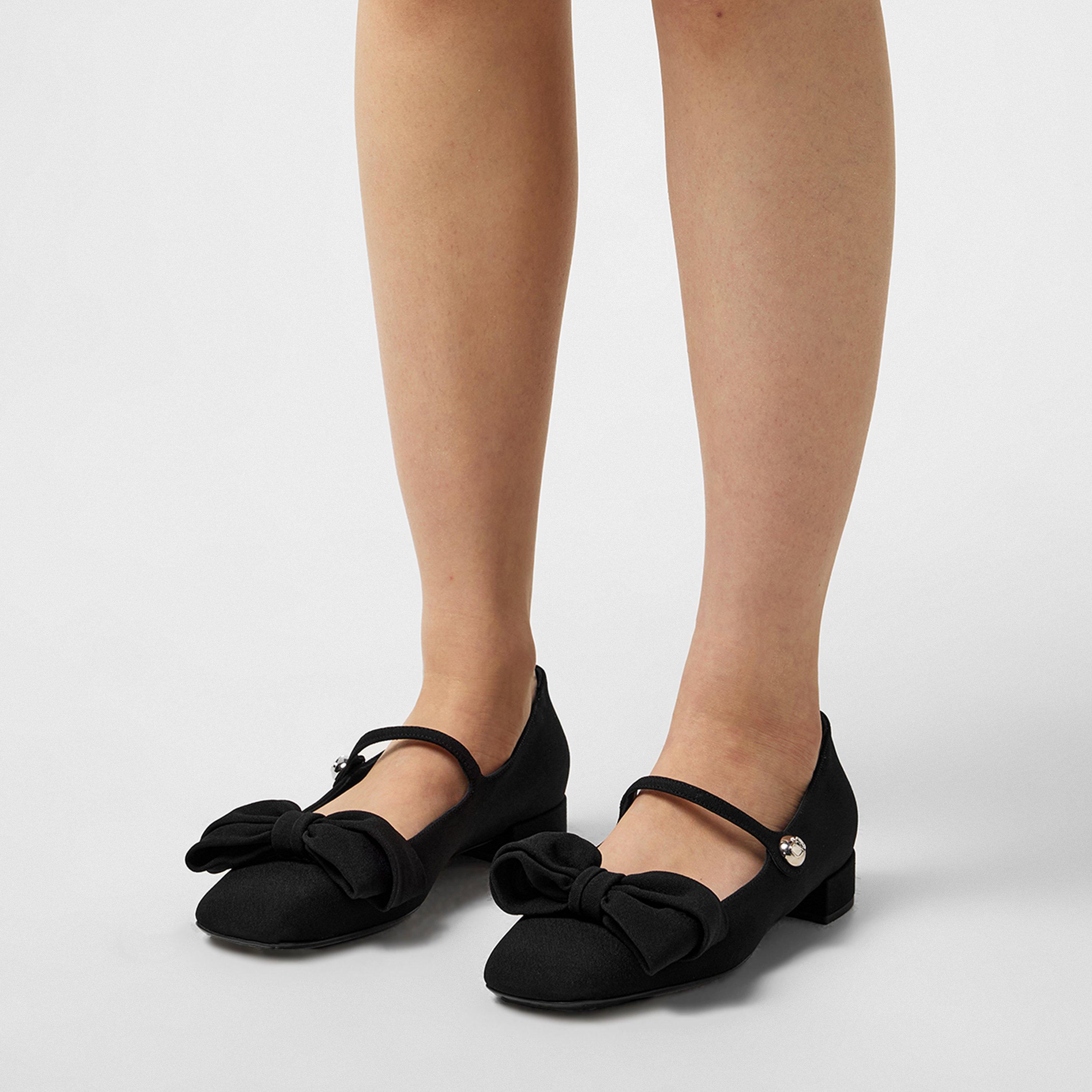 Nero - Valentino Garavani - Bow Ballerina Pumps - 3