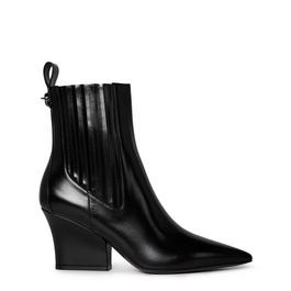 Valentino Garavani Brushed Calf Leather Beatle Boots