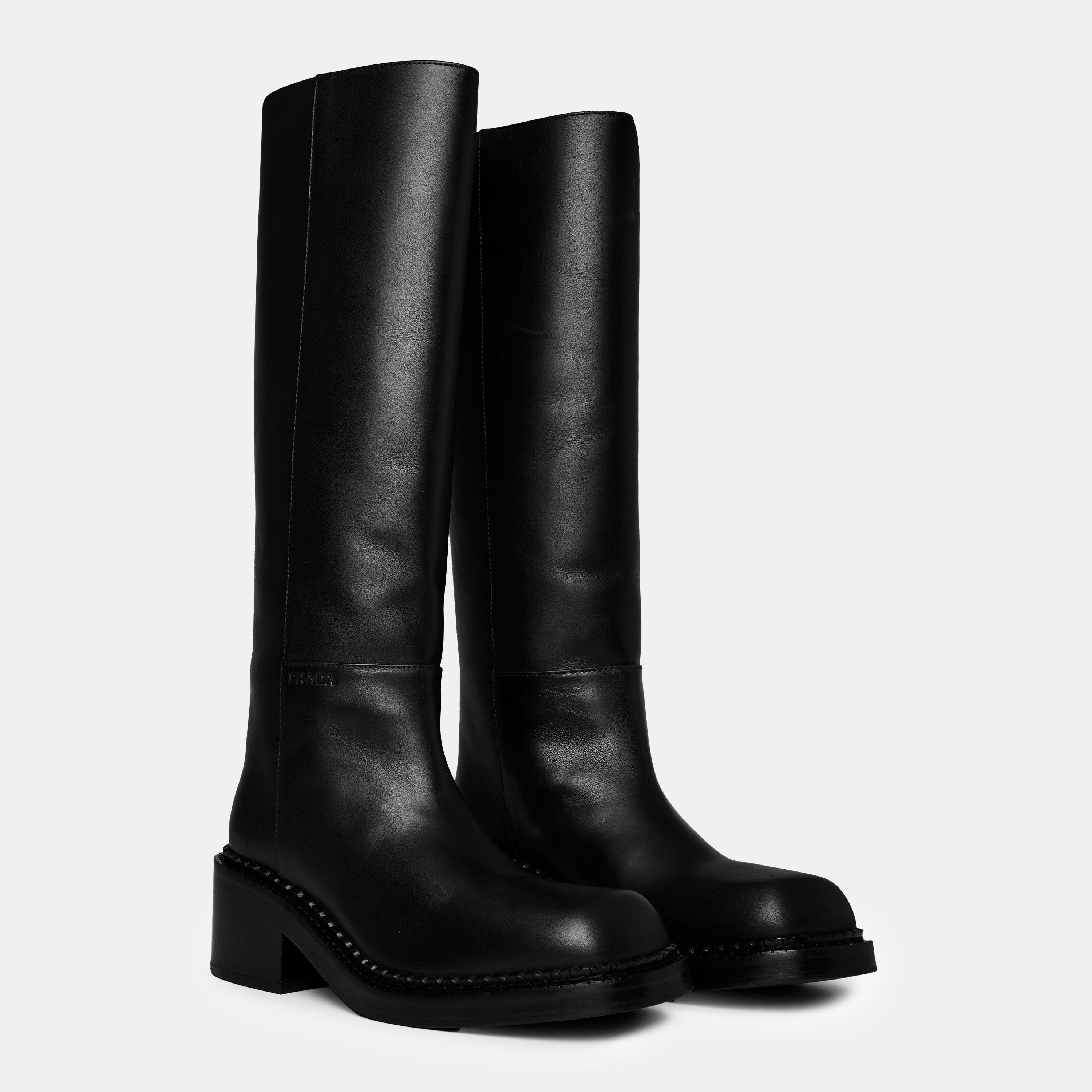 Prada Leather Boots | Cruise Fashion