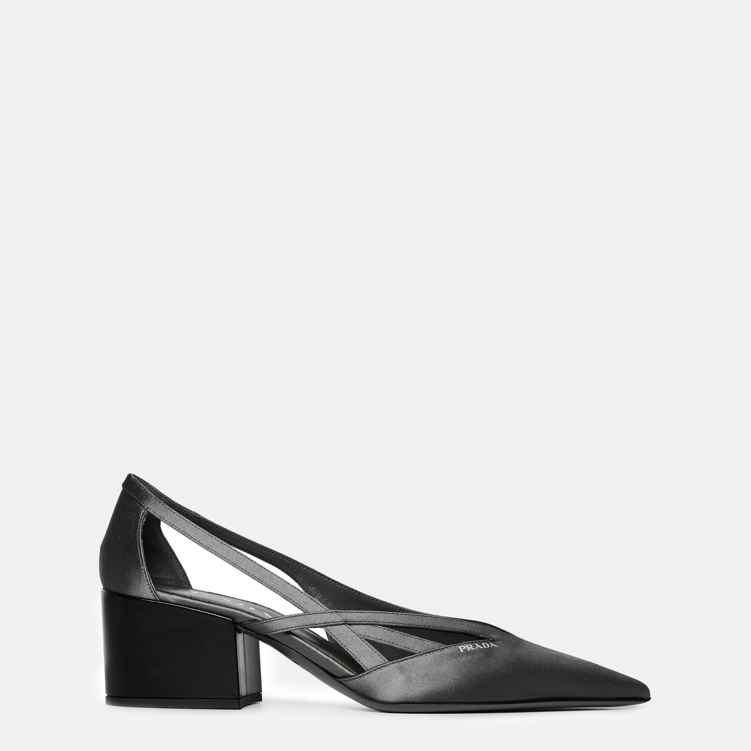 Prada Cut-Out Heeled Pumps | Flannels