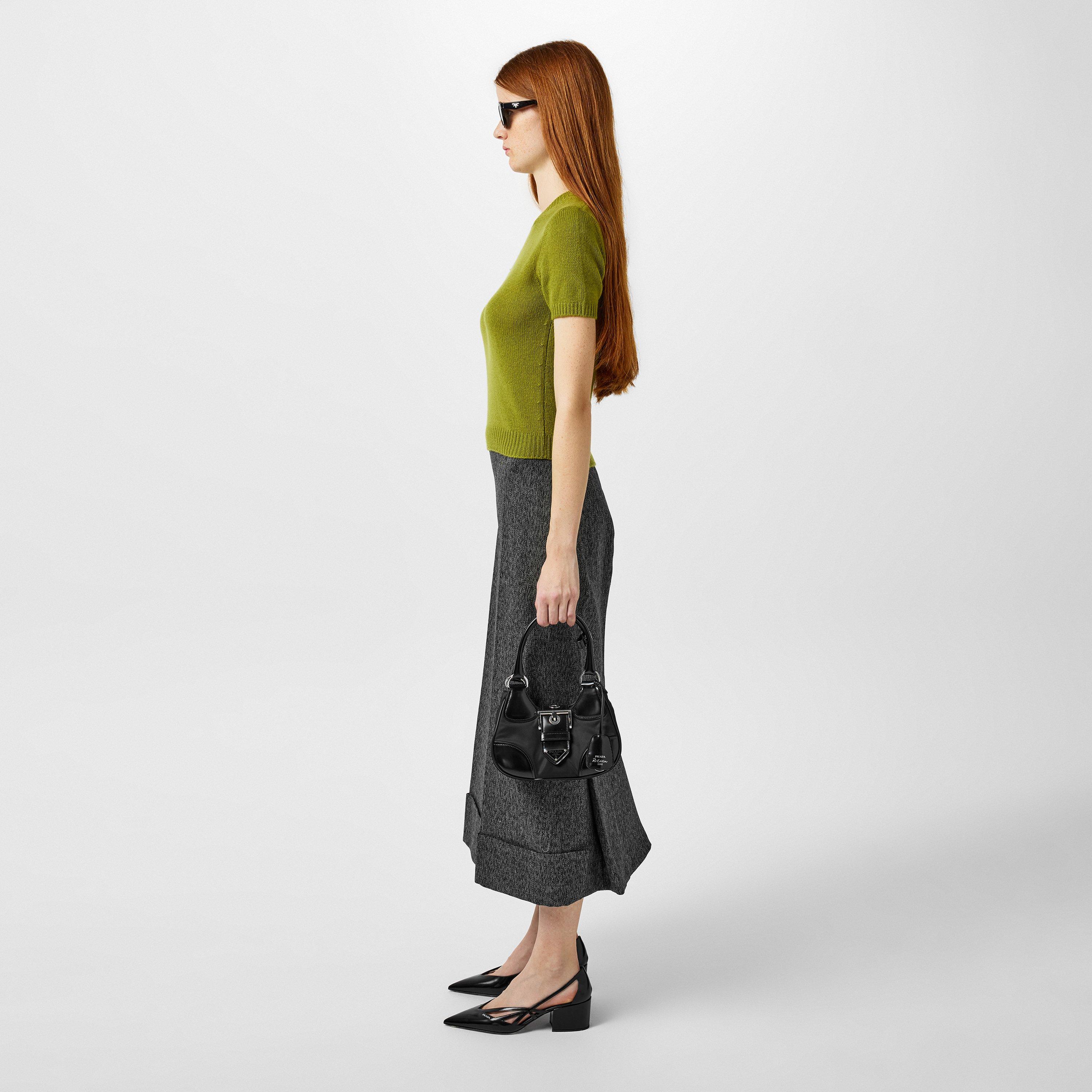 Black - Prada - Cut-Out Heeled Pumps - 6