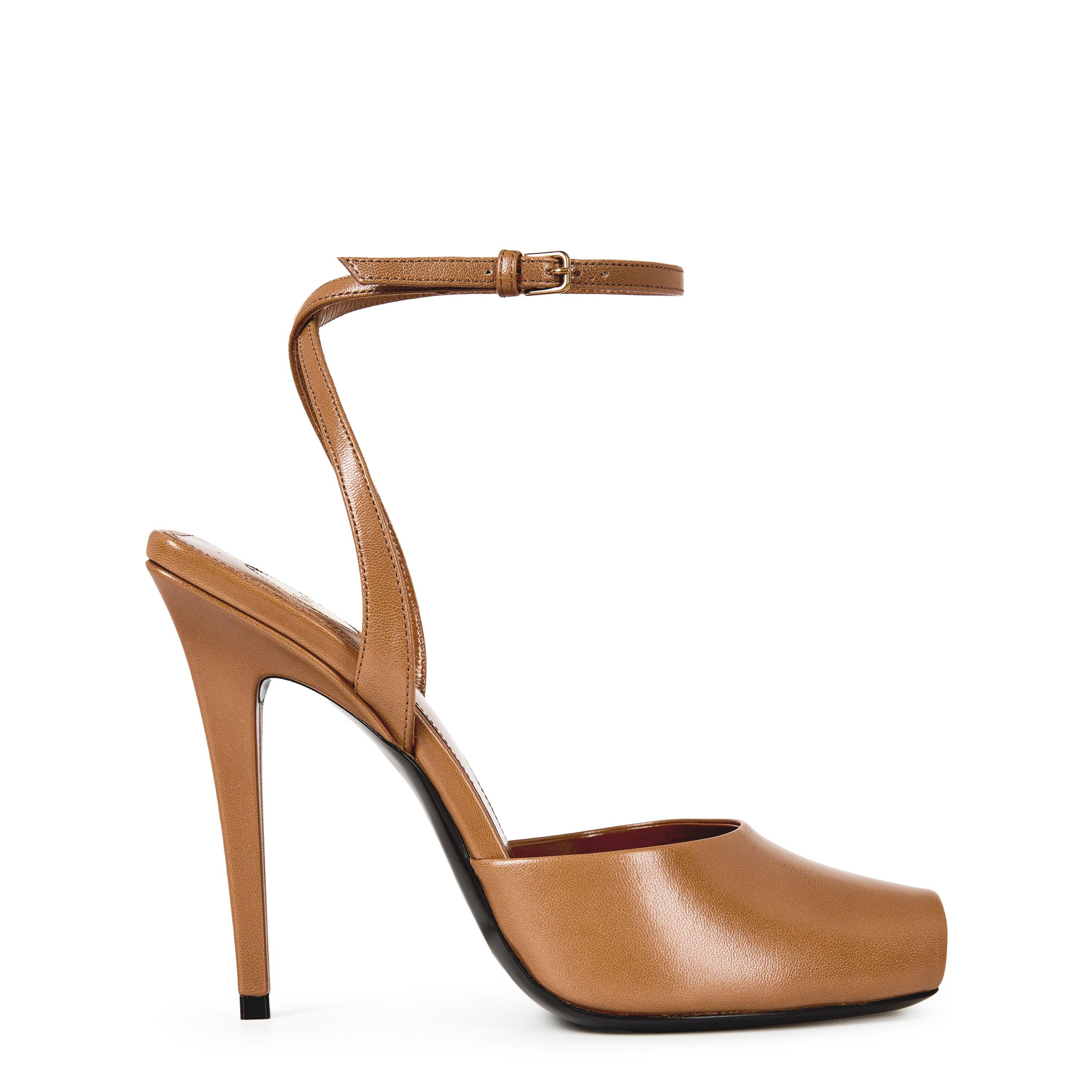 Brown - Saint Laurent - Orhand Platform Heel - 1