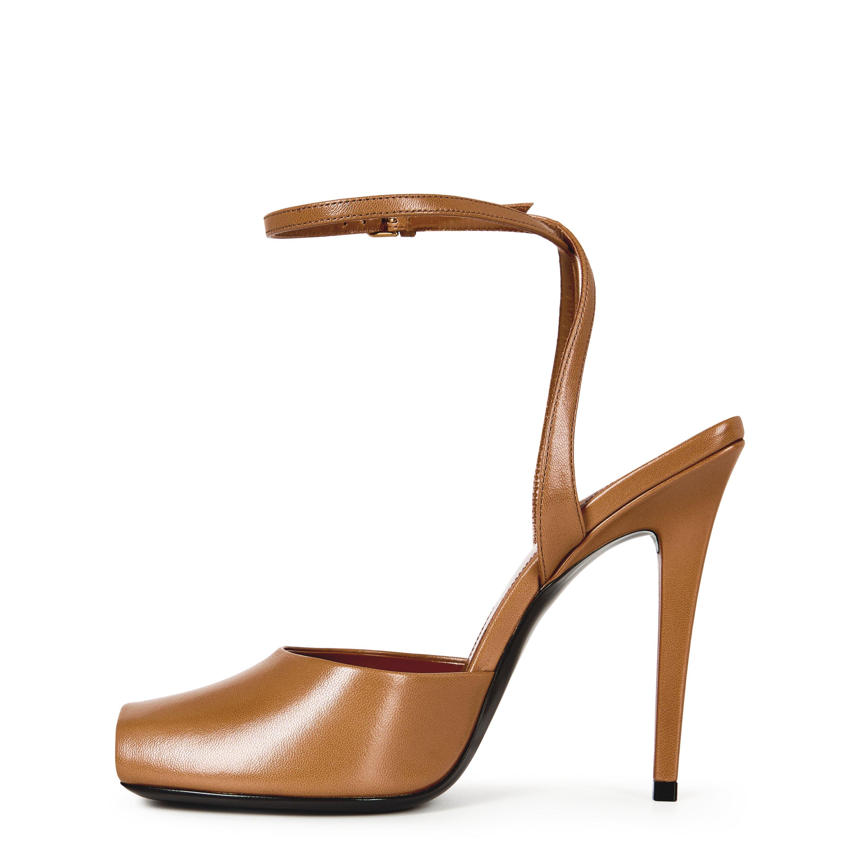 Brown - Saint Laurent - Orhand Platform Heel - 3