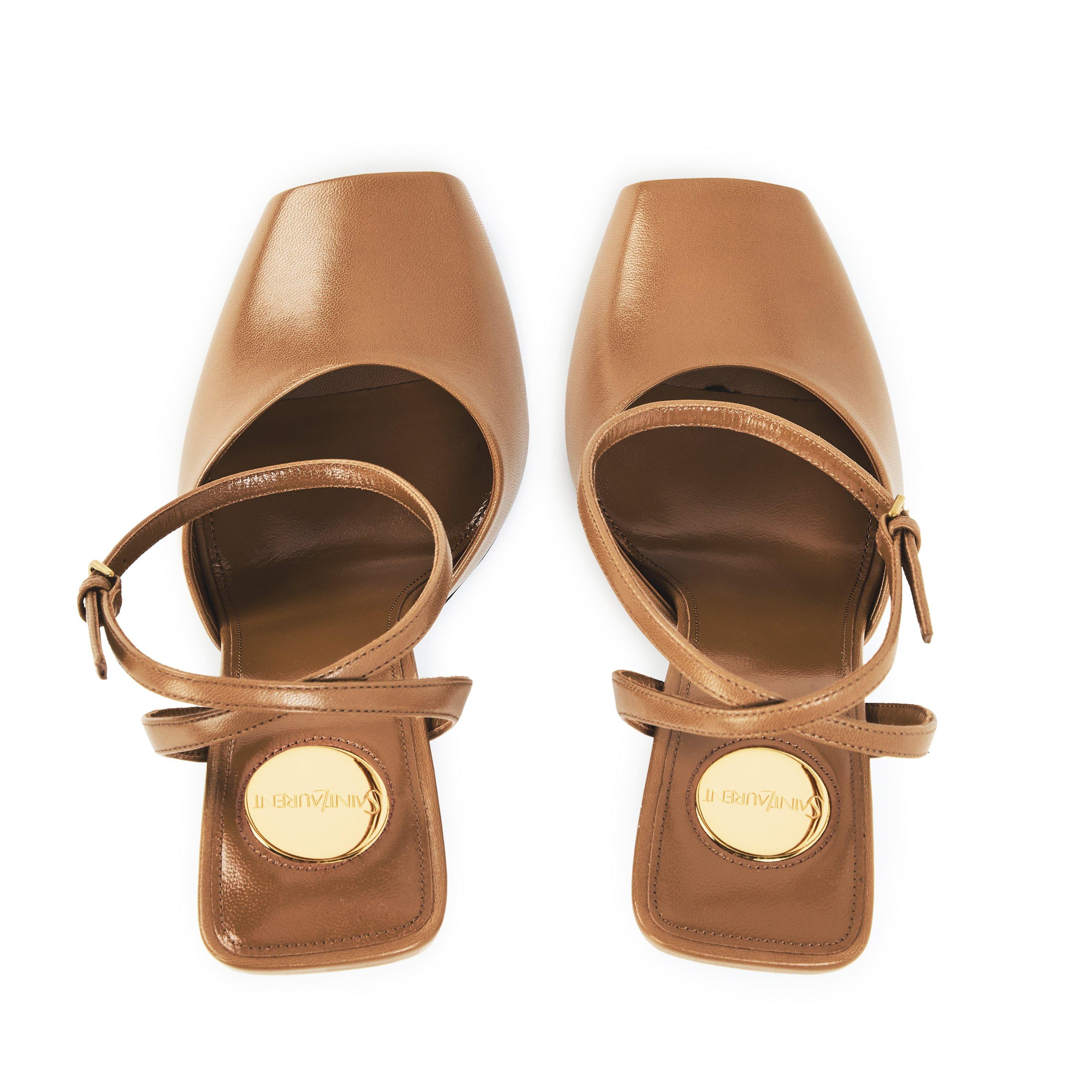 Brown - Saint Laurent - Orhand Platform Heel - 6