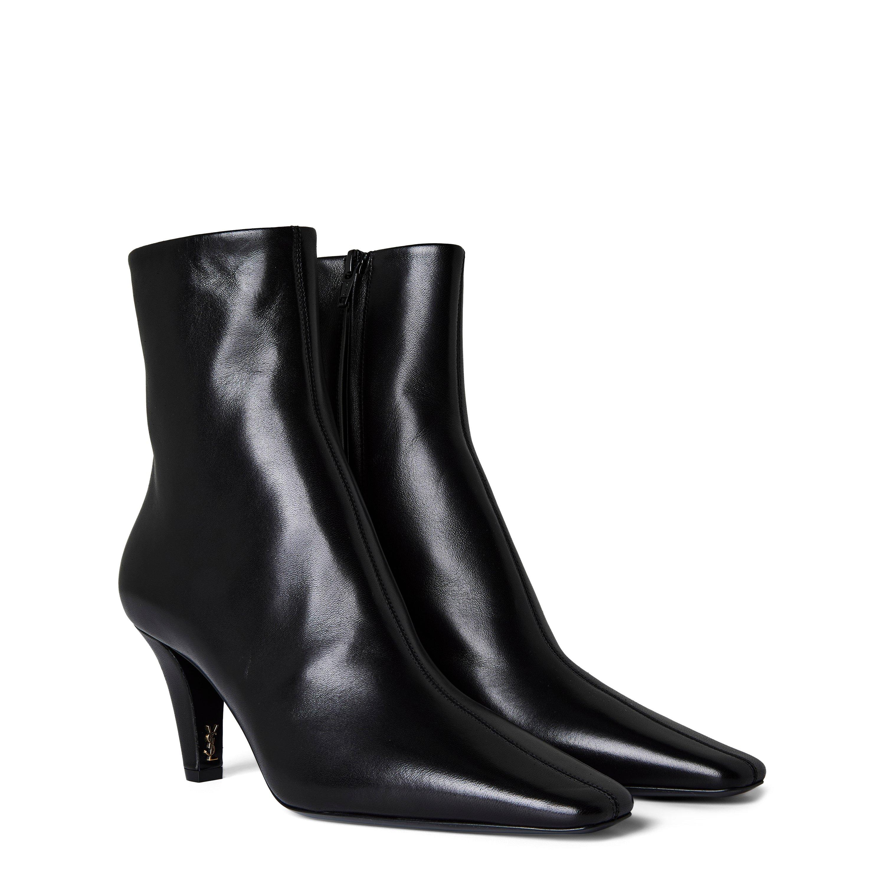 Black - Saint Laurent - Josie Ankle Boots - 4